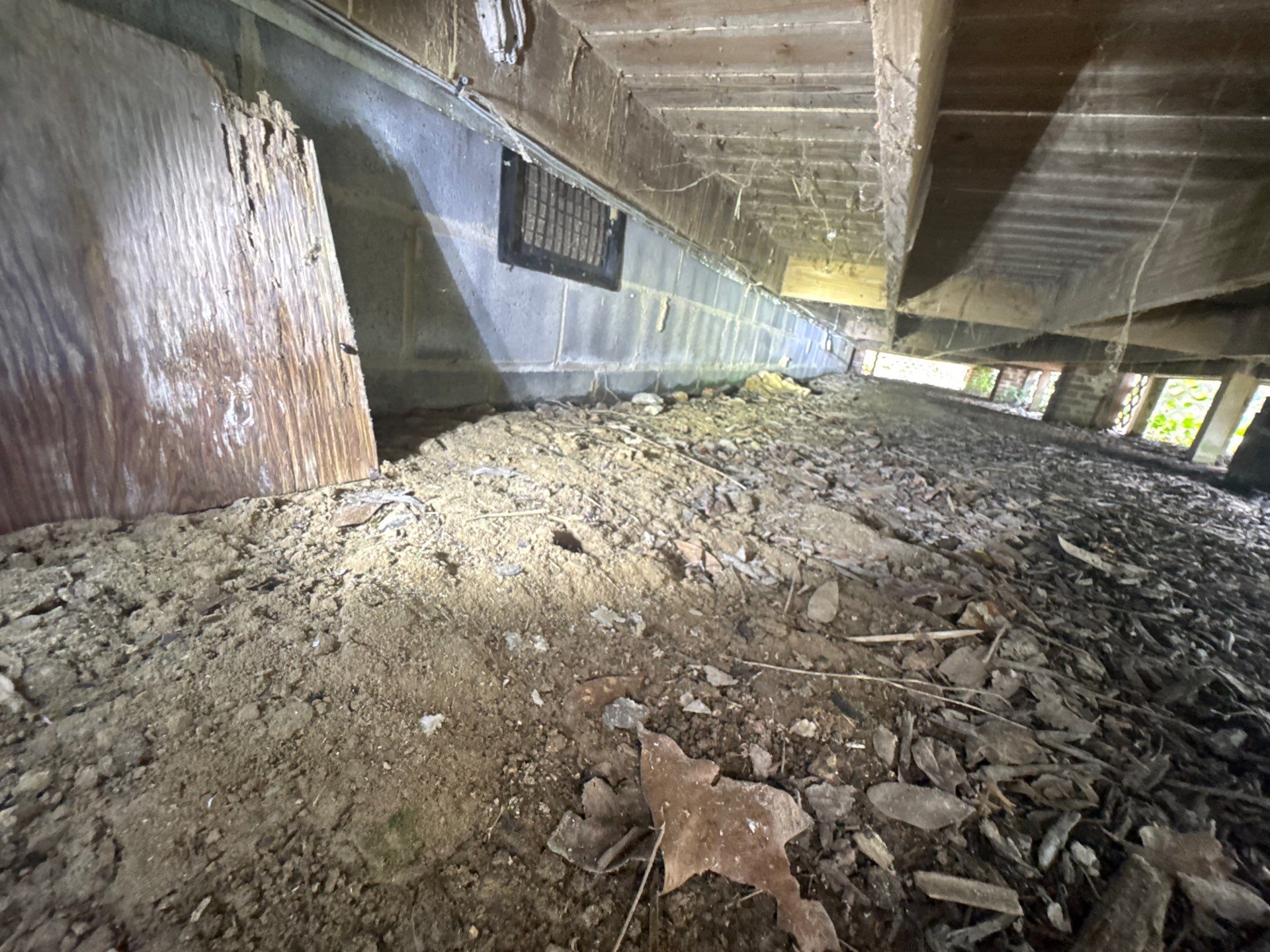 Project in Carrsville by Patriot Crawl Space Repairs