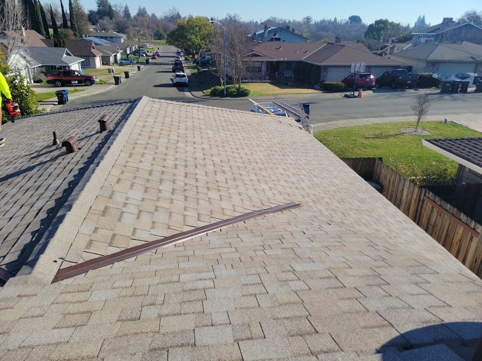 Roofing and Gutters to protect this home by Byers Enterprises 