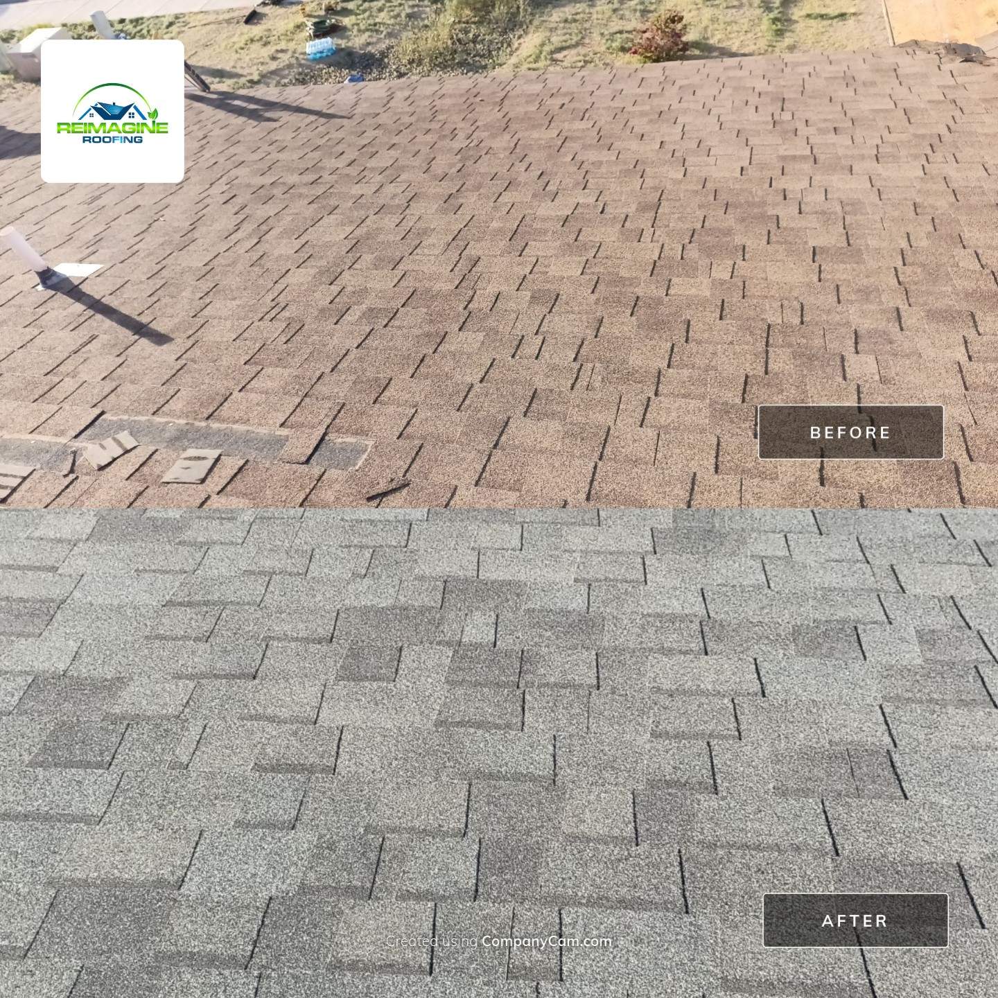 Estate Gray Shingles by Reimagine Roofing