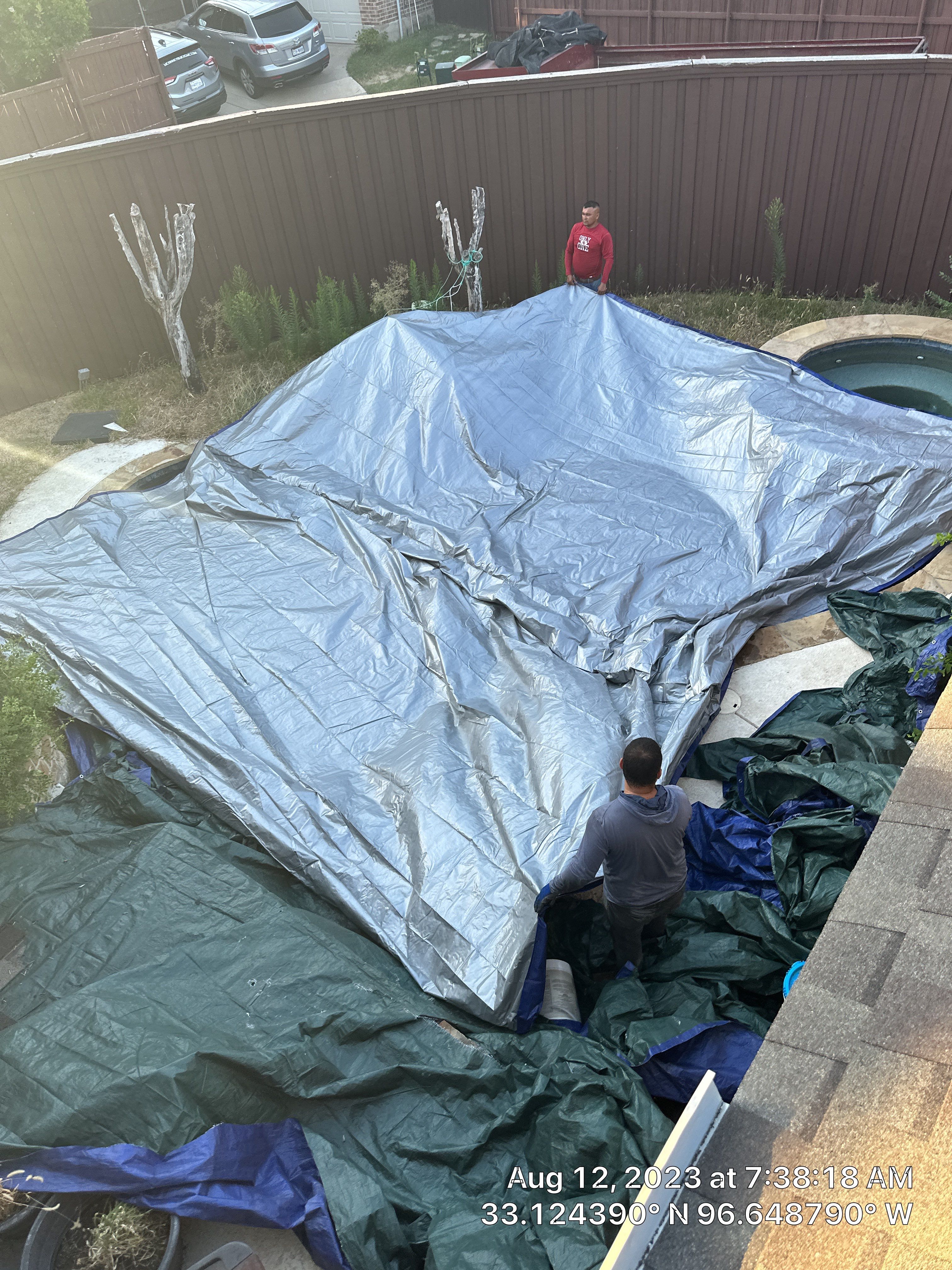 Property Repairs After Hail Storm Plano Texas by Eminent Roofing & Auto Hail Repair