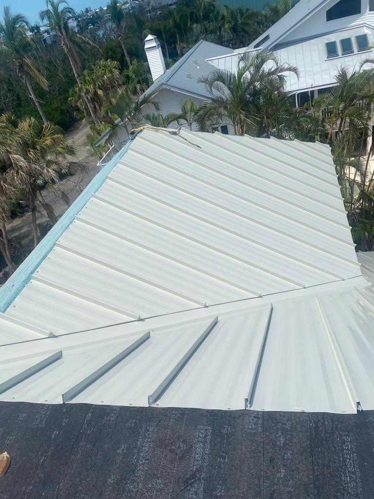 Sanibel Island Standing Seam Roof Replacement by Four Peaks Roofing