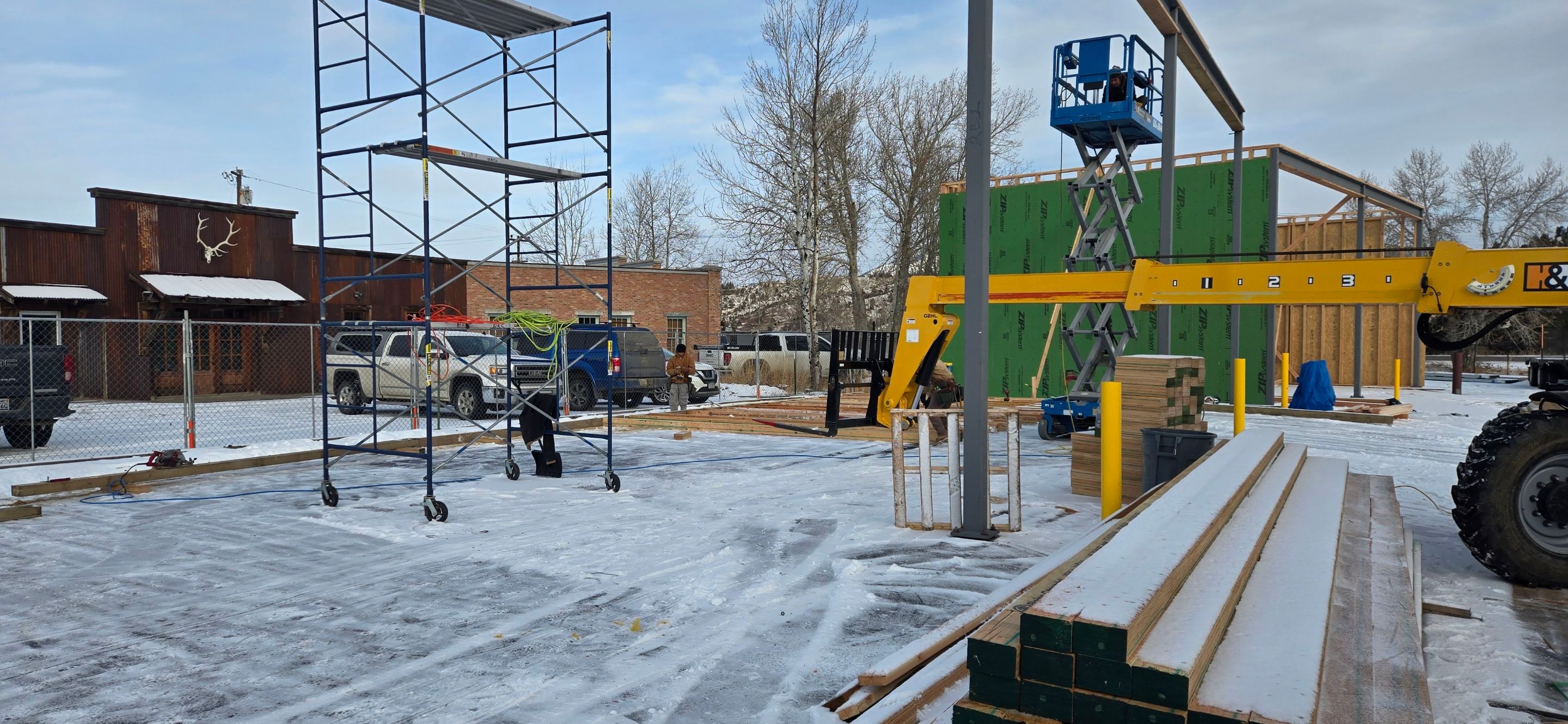 Foundation Building Material Slips by Blue Room Construction LLC