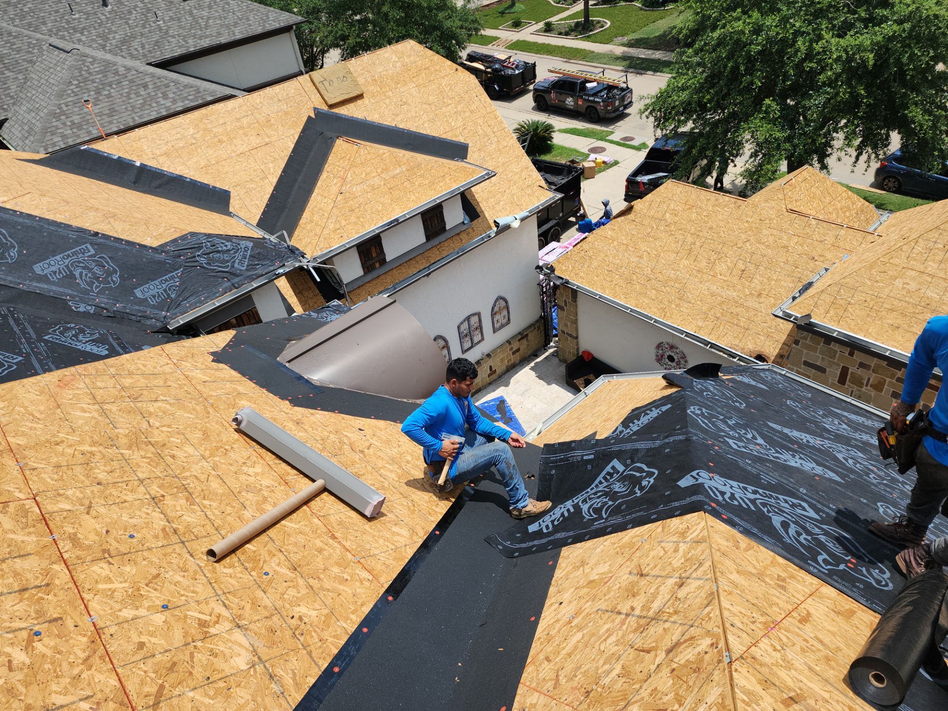 Residential Roofing Repair using Owen's Corning Duration (Lifetime) Shingles by Roof Repair Company