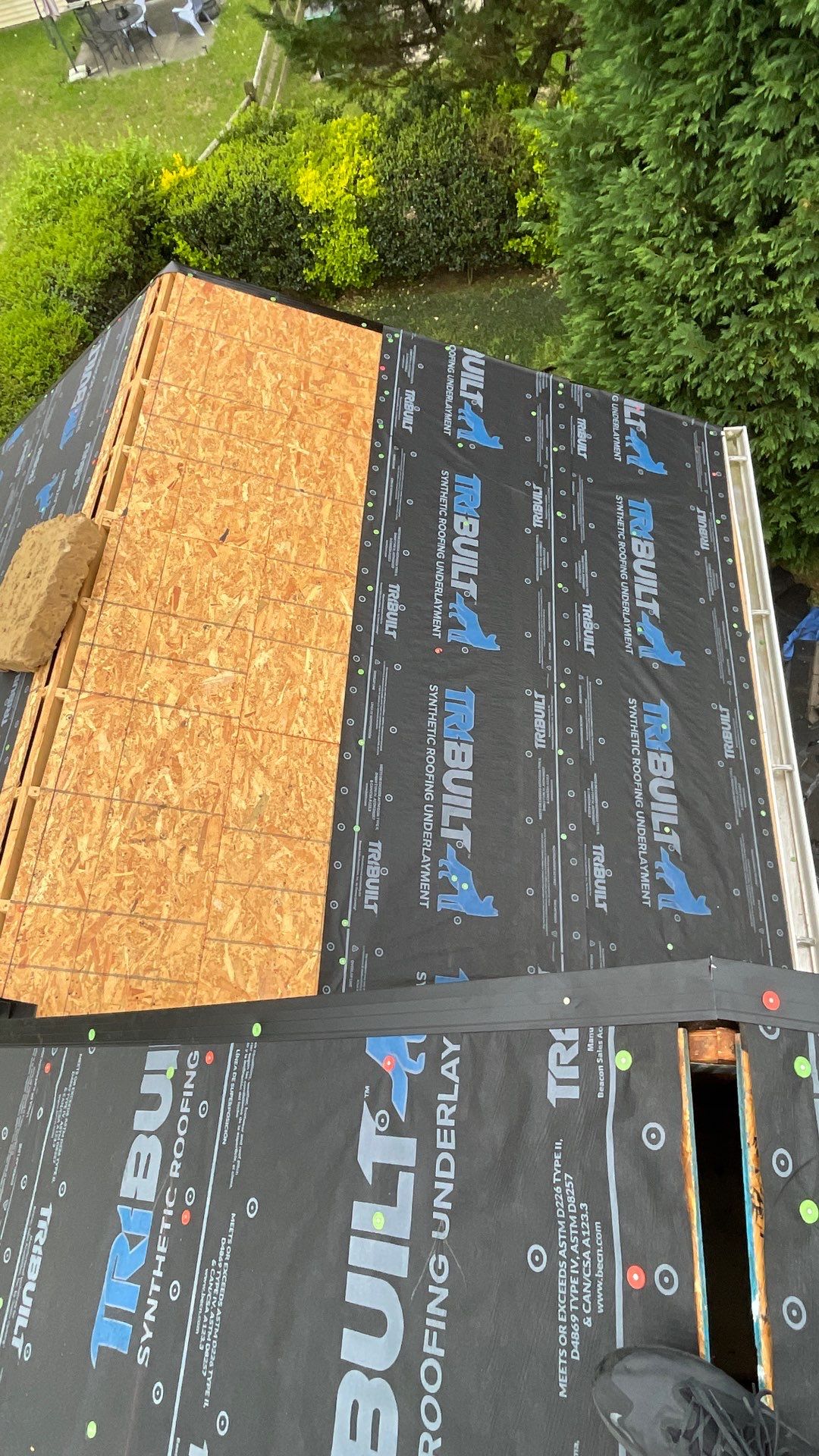 Roof replacement and interior repair by hail and wind damage by Just Brilliant Restoration JBR