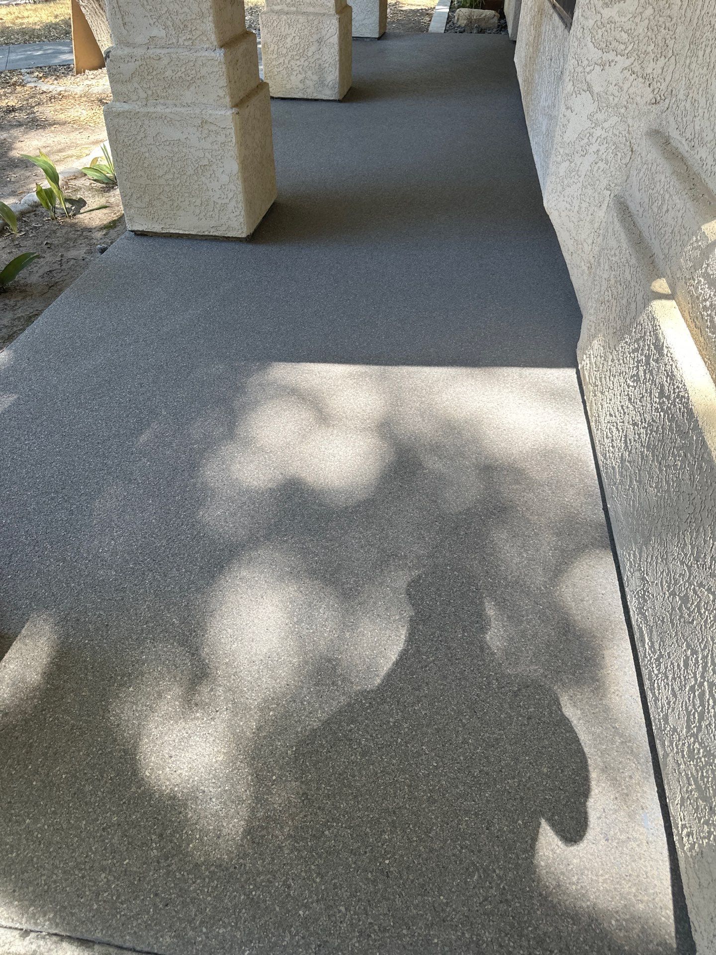 Atascadero Porch and Walkway Coating with Obsidian Polyurea Finish by MGP Coatings
