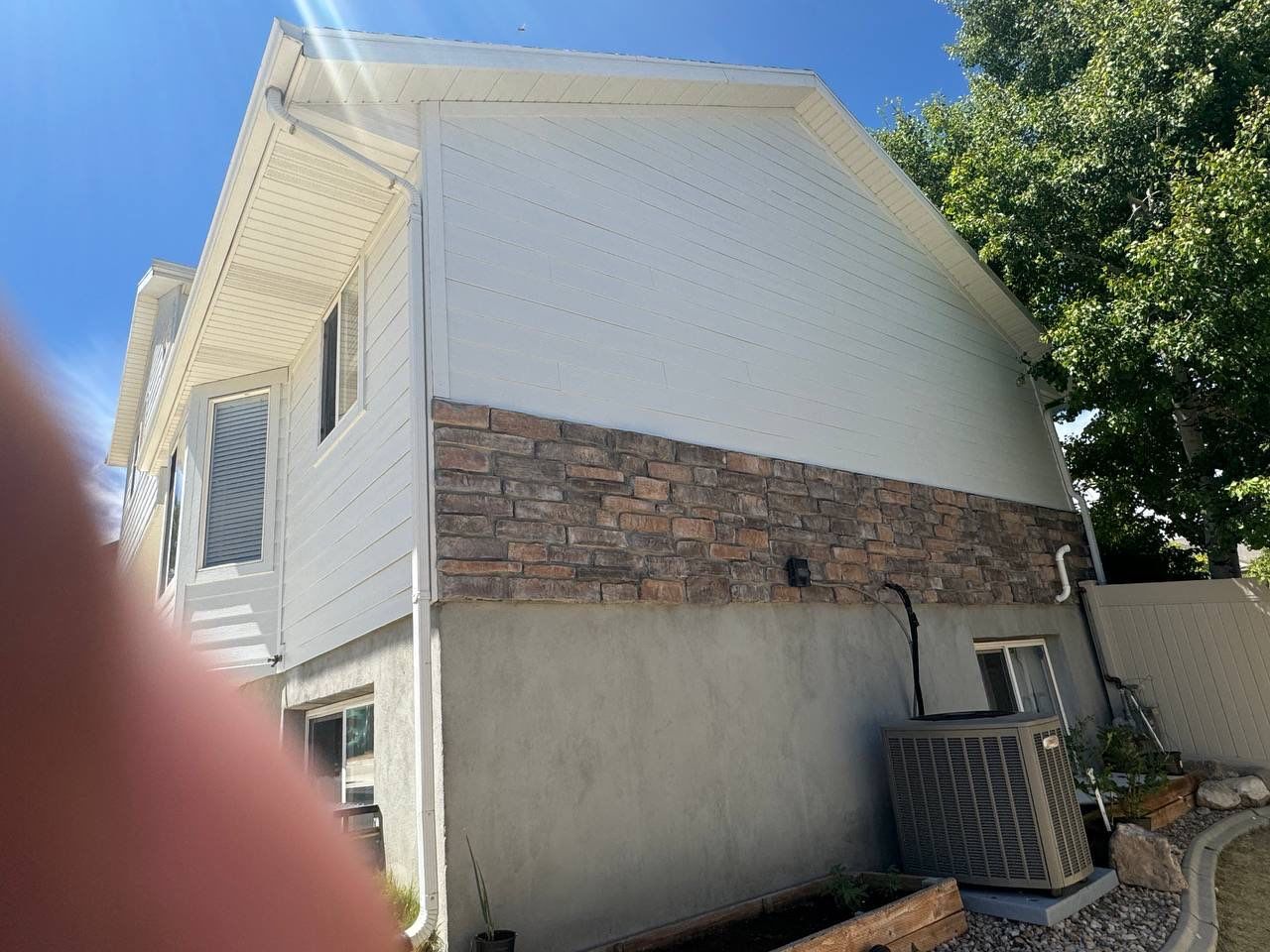Salt Lake City Area | Stucco to Hardie Conversion | Mixed Profiles & Arctic White by Ideal Siding Utah