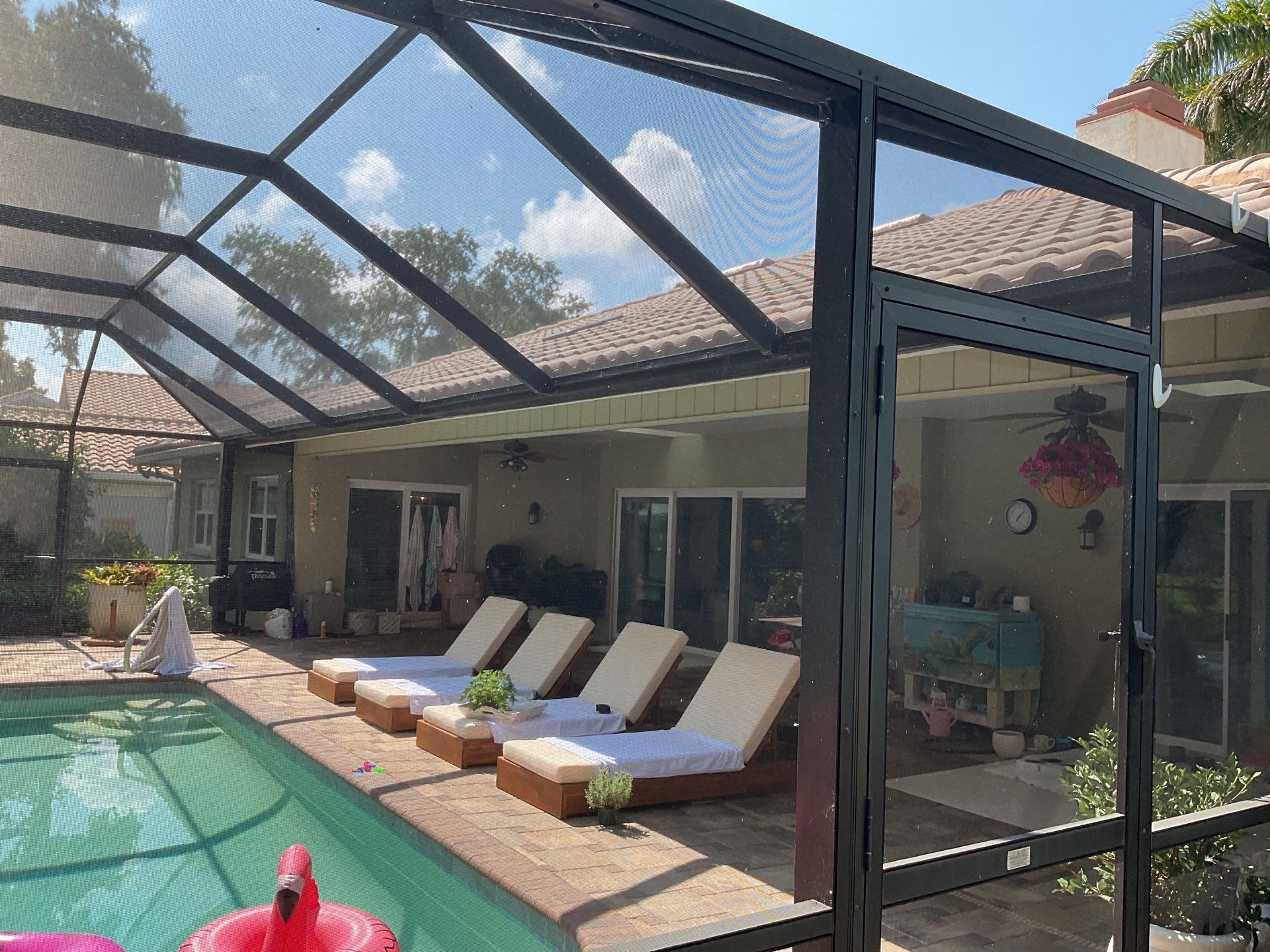 White Gutter Installation in Sarasota FL by Gutter Professors