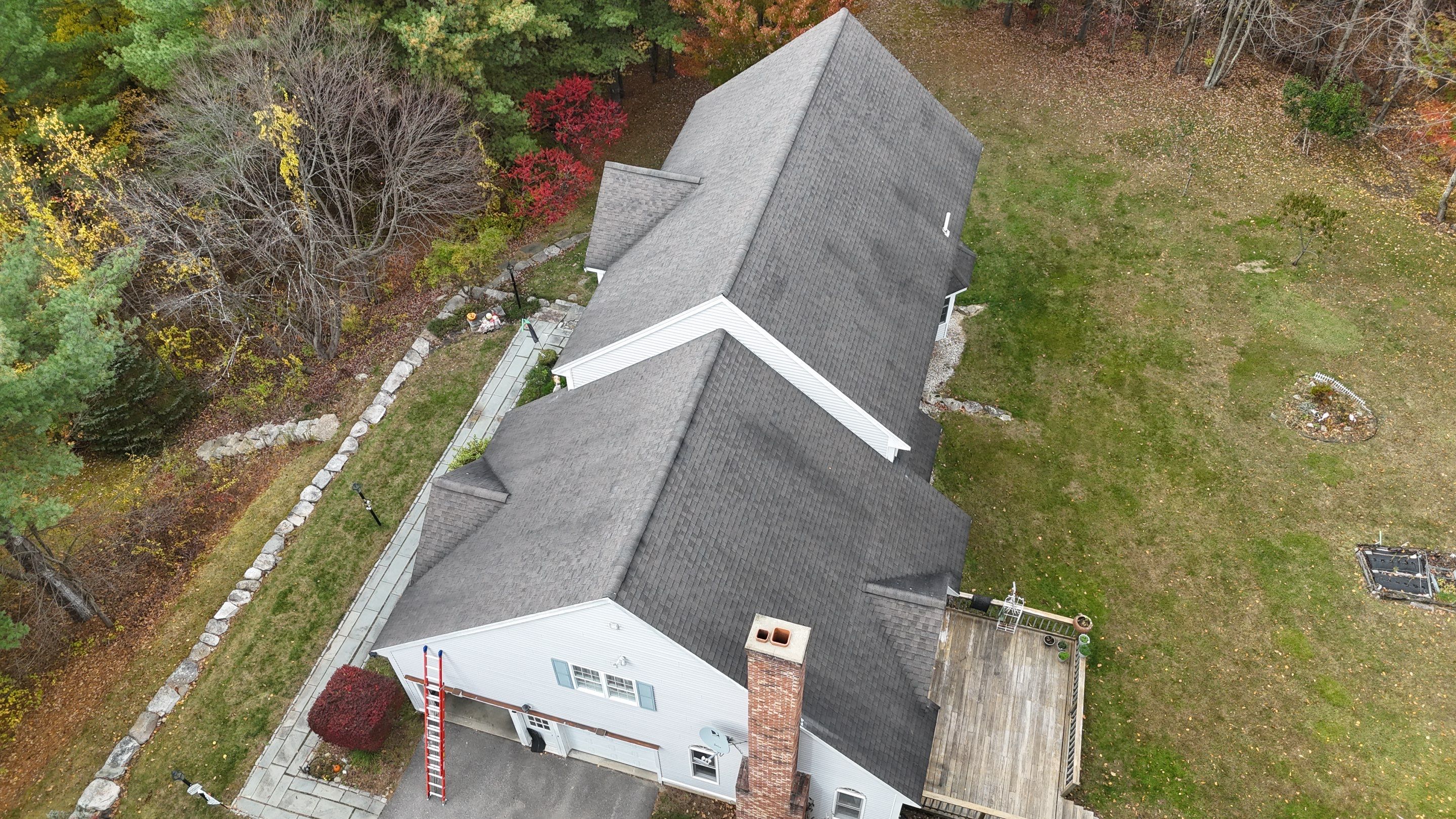 Groton Complete Roof Replacement with Onyx Black OakRidge Shingles by Mighty Dog Roofing of Greater Middlesex County