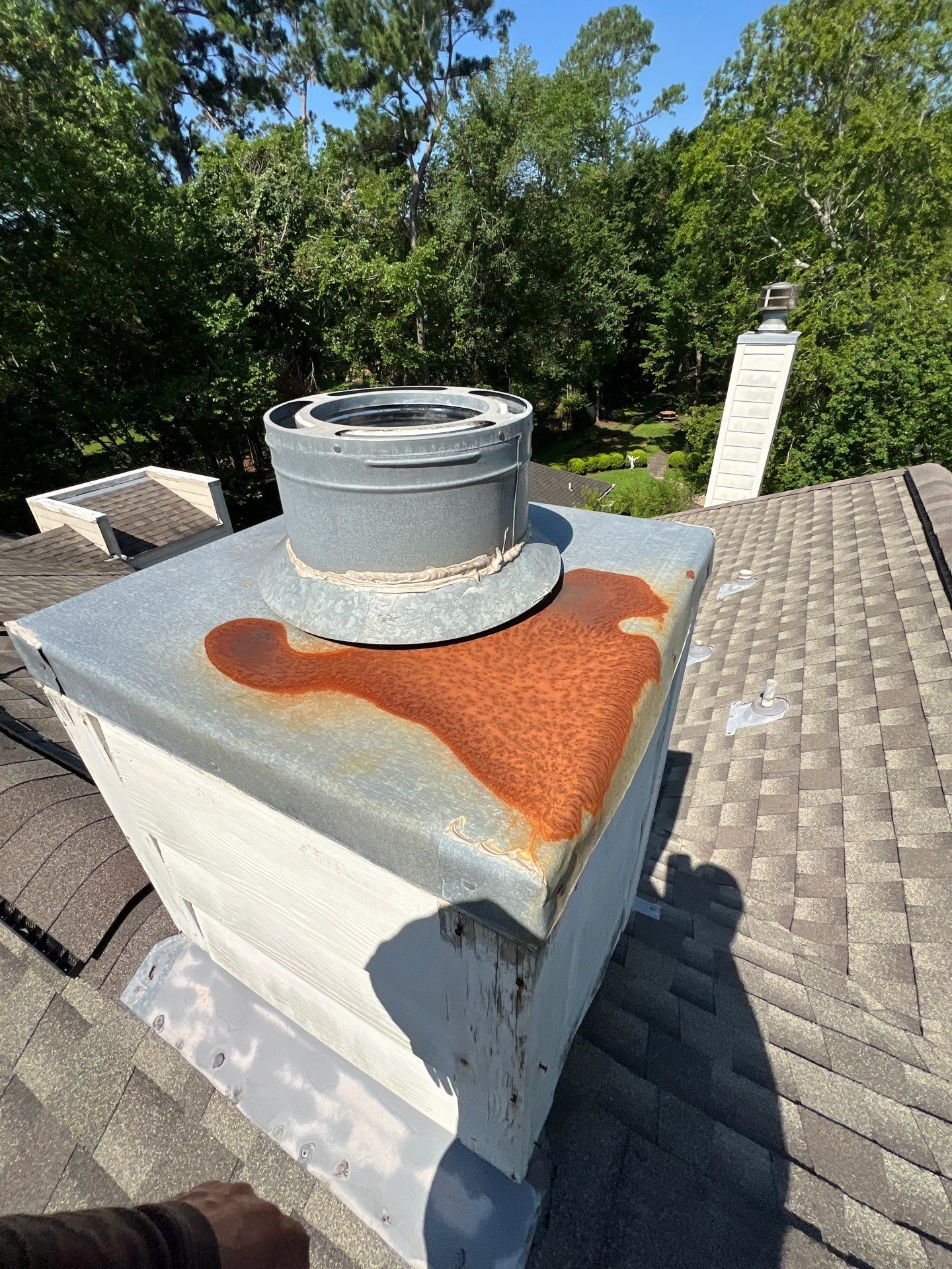Hail Damage using Metal by Roof Repair Company