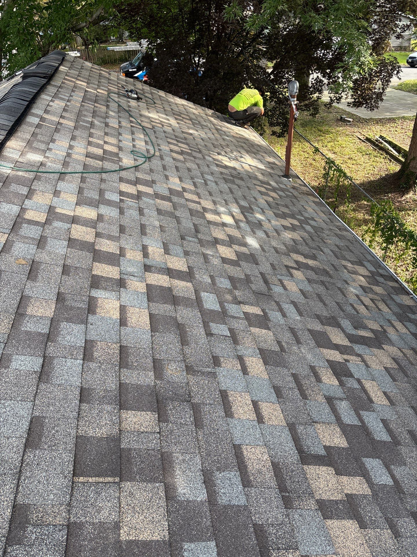 Residential Roofing Installation using Tamko Titan XT- Weathered Wood  by Storm Ready Exteriors