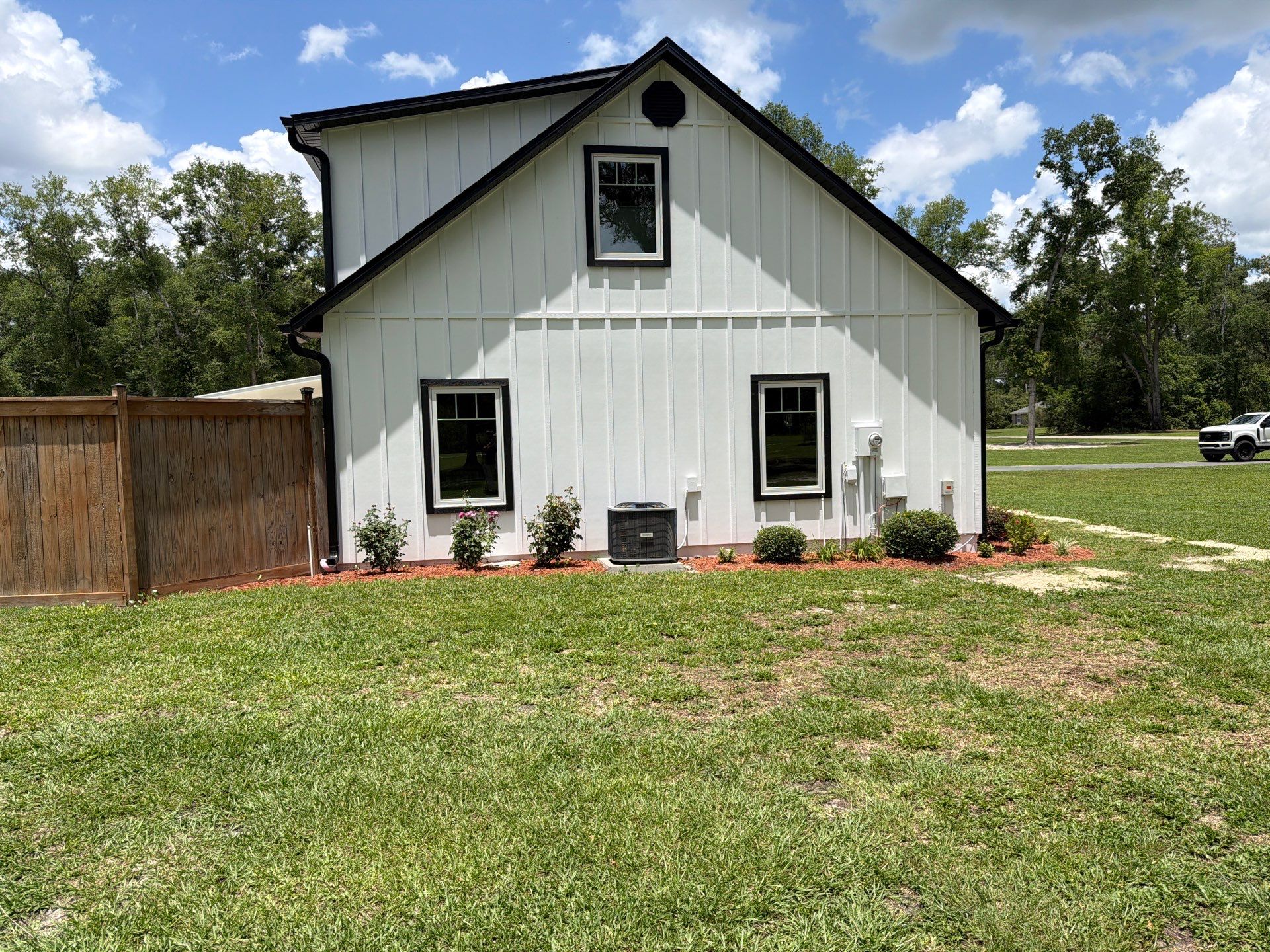 Andersen Window Installation for Modern Live Oak Farmhouse by Windows & Doors Store