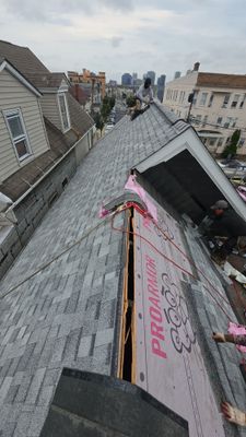 Full Residential Roof Replacement and Decking Repair in East Newark