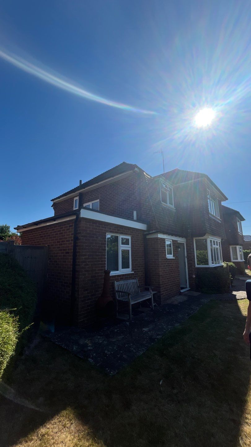 Roof Clean - Moss Removal - Gutter Clean using Honda 15lpm Low Pressure Washing Machine by Ges Exterior Cleaning ltd