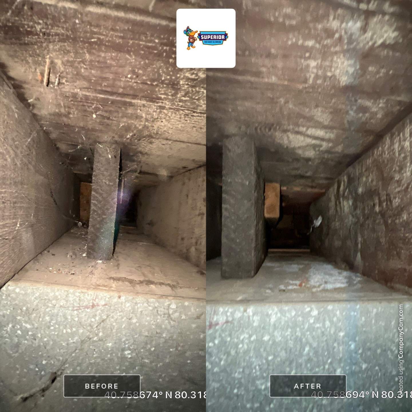 Air Duct Cleaning With a Vacuum Truck in Beaver Falls, PA by Superior Air Duct Cleaning