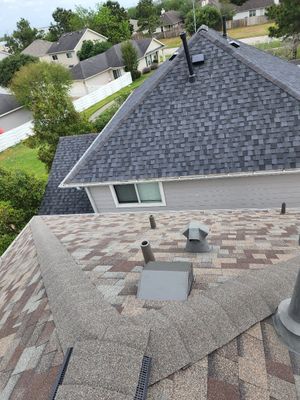 Residential Roofing Installation using Owen's Corning Duration (Lifetime) Shingles