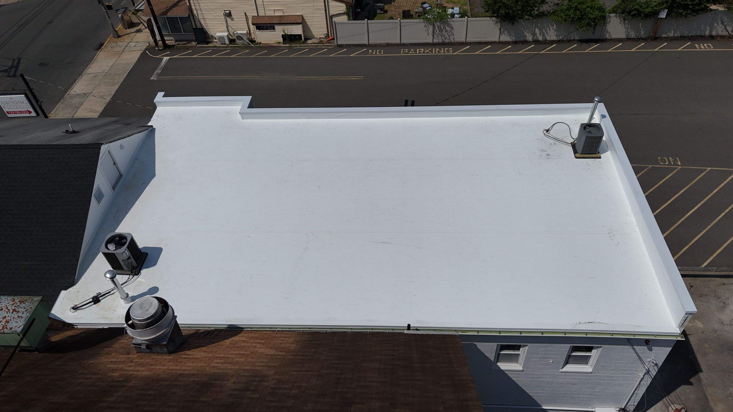 Flat Roof Project in Englishtown, NJ by All State Home Improvement Inc.