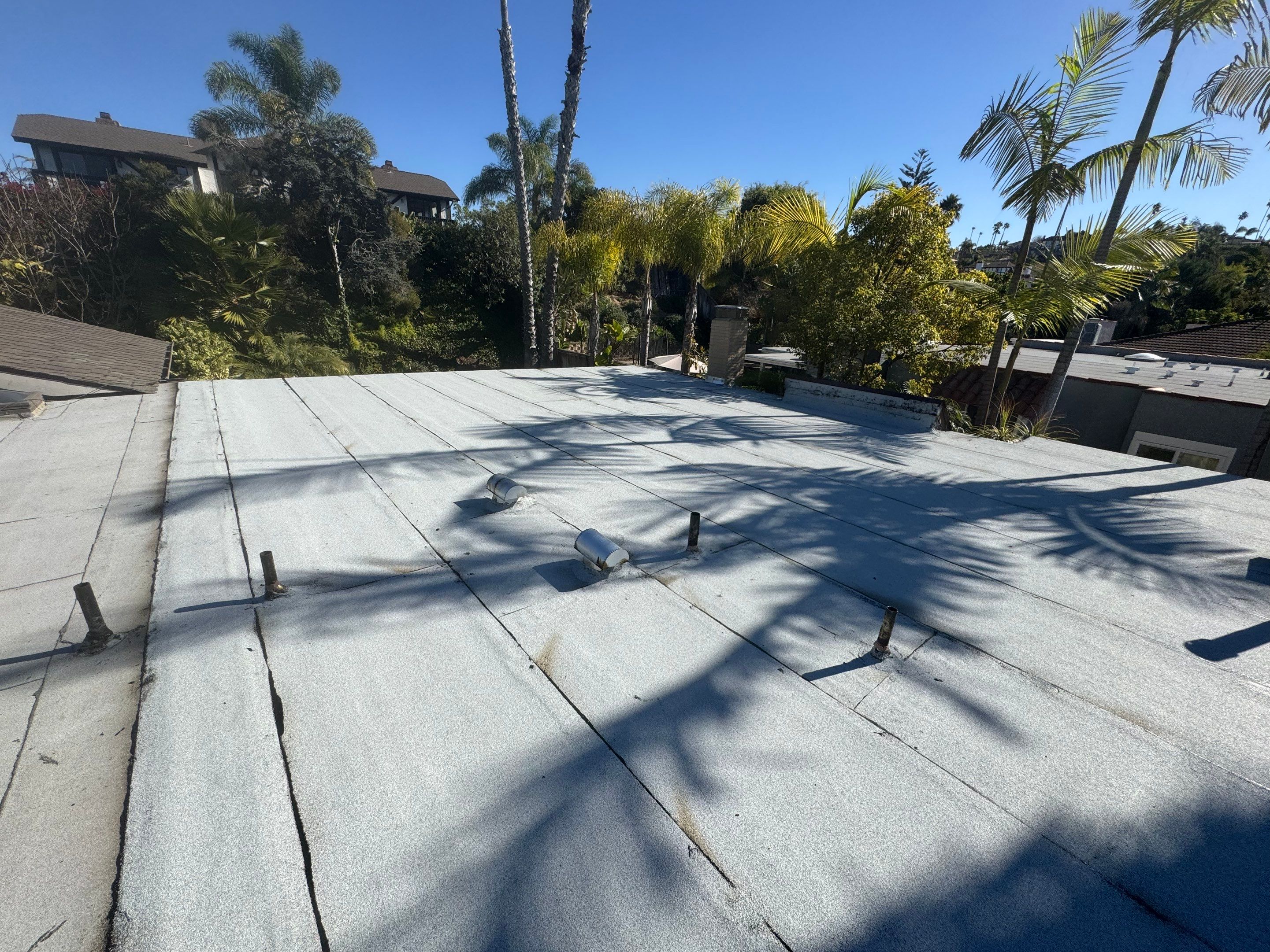 Residential Flat Roof Torch Down Replacement in Carlsbad by Zenith Roofing Services