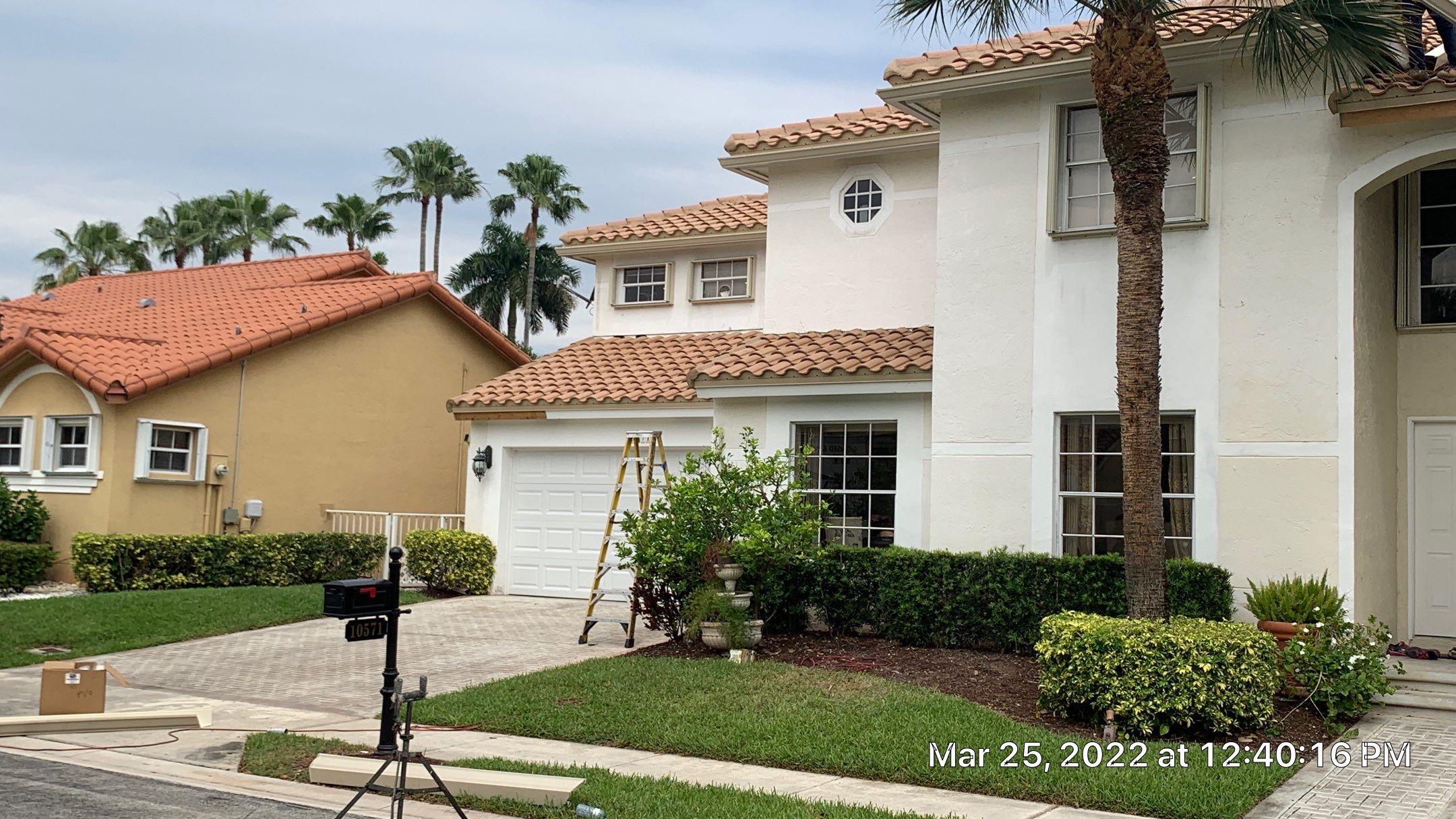 Residential Roofing Installation using Boca Cream by BLUES BROTHERS ROOFING