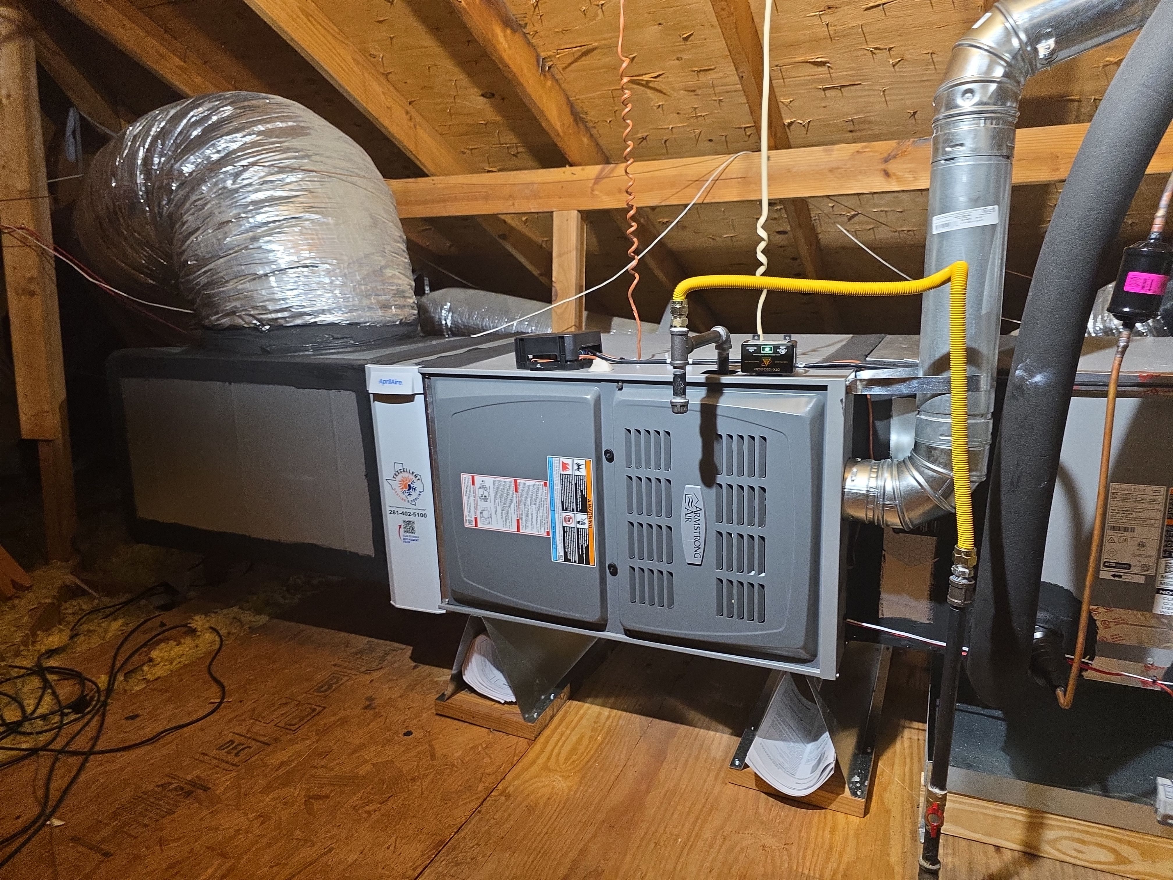 Project in Pearland, TX by Texcellent A/C Service