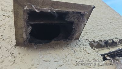 Dryer Vent Lint Removal in Clermont