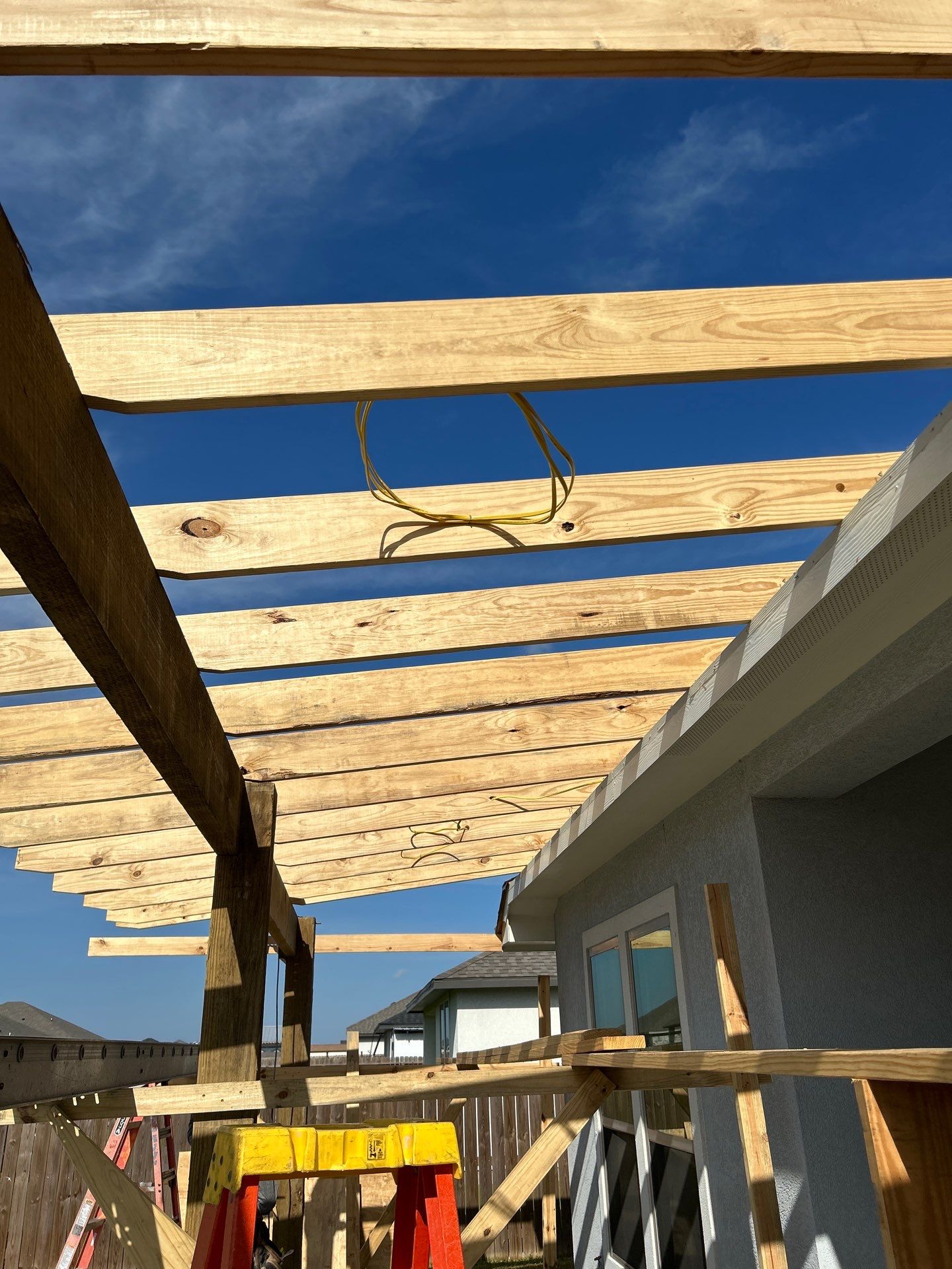 Patio Pool Cover by Bayfront Roofing and Construction