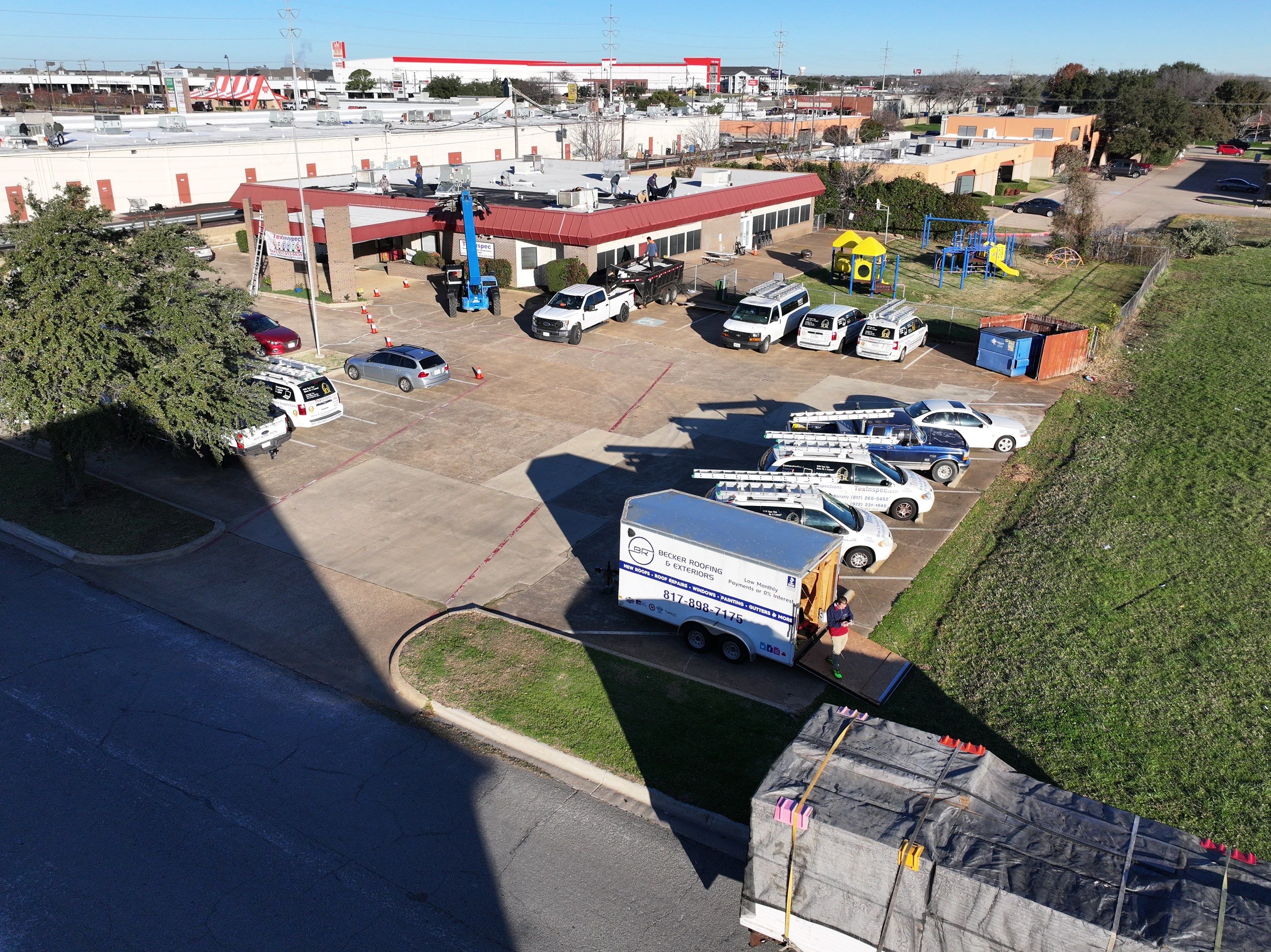 Commercial Roofing Installation using GAF Evergaurd TPO 60 Mil by Becker Roofing and Exteriors
