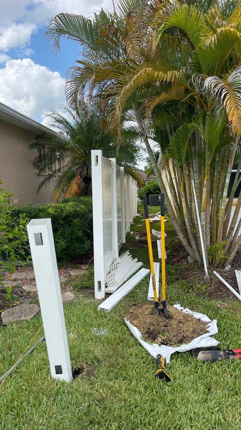 Lakewood Ranch, FL White Vinyl Privacy & Picket Fence by Asap fence and gates, LLC
