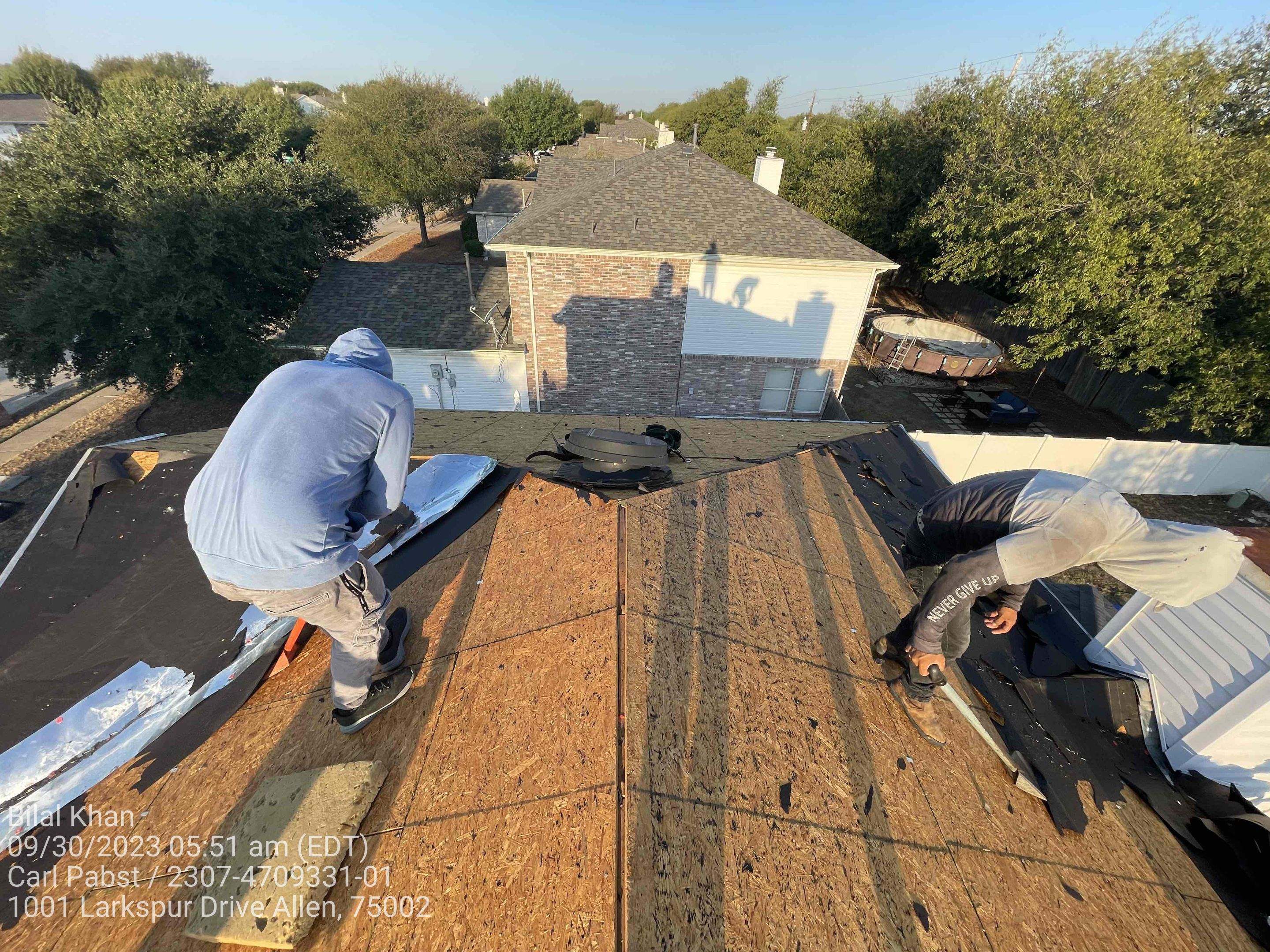 Project in Allen by Zeus Exteriors