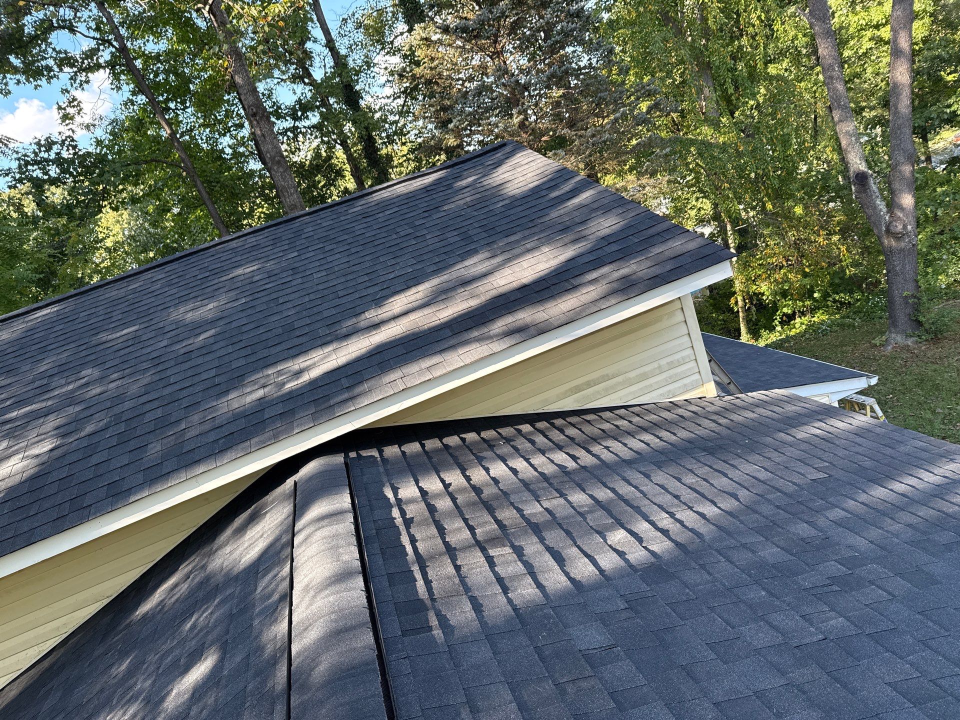 Burke : Residential Roof Replacement with CertainTeed Landmark Pro in Max Def Charcoal Black  by RM Banning, Inc.