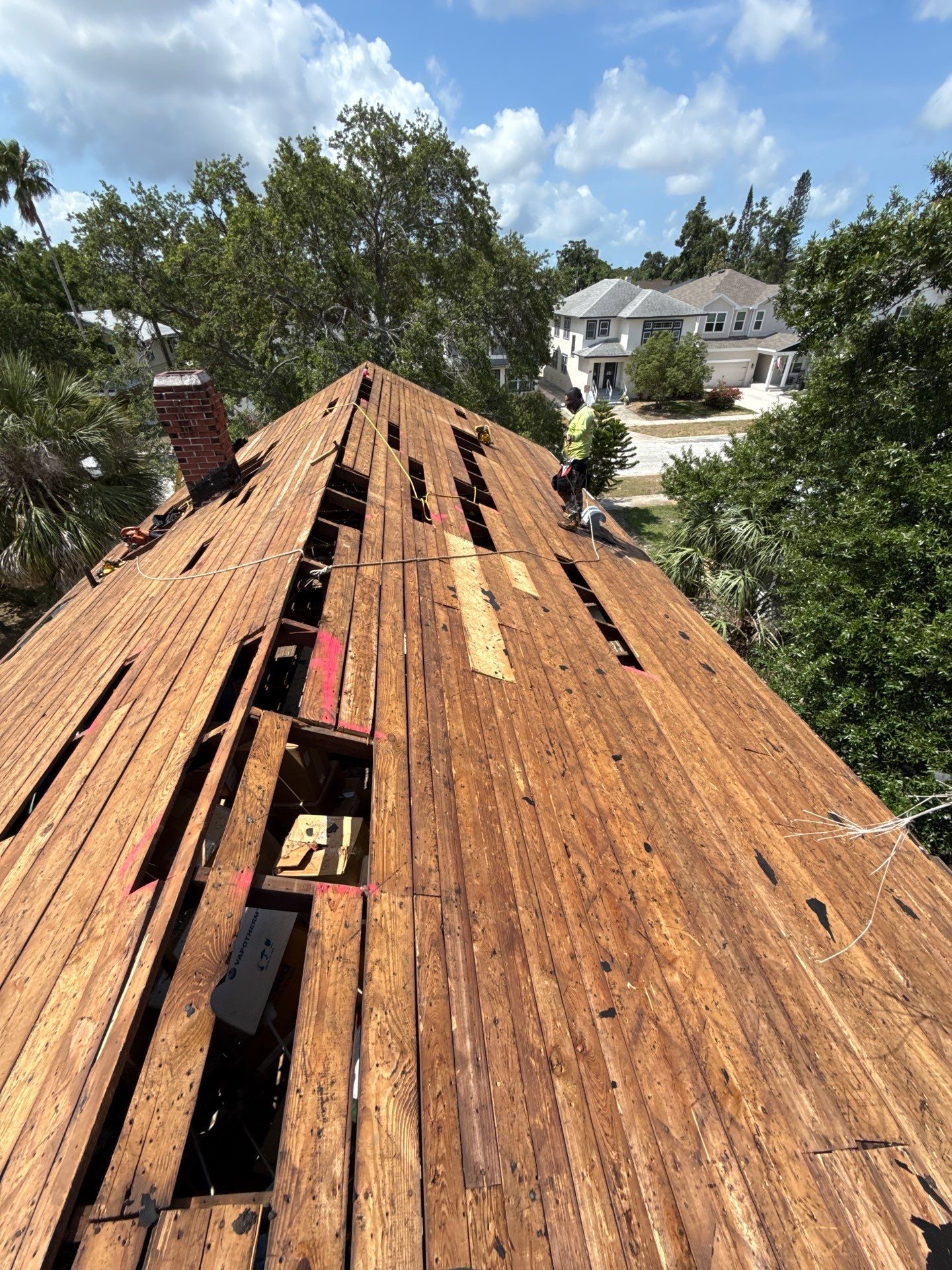 Project in St. Petersburg by Mitchell Roofing Company LLC