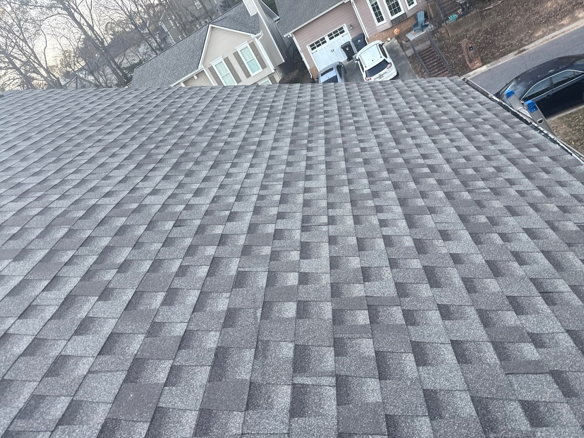 Roof Replacement in Pelham (Weathered Wood) by The Roofing Dudes