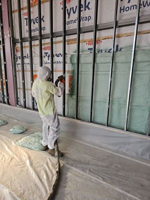 Exterior Installation using Closed Cell Spray Foam