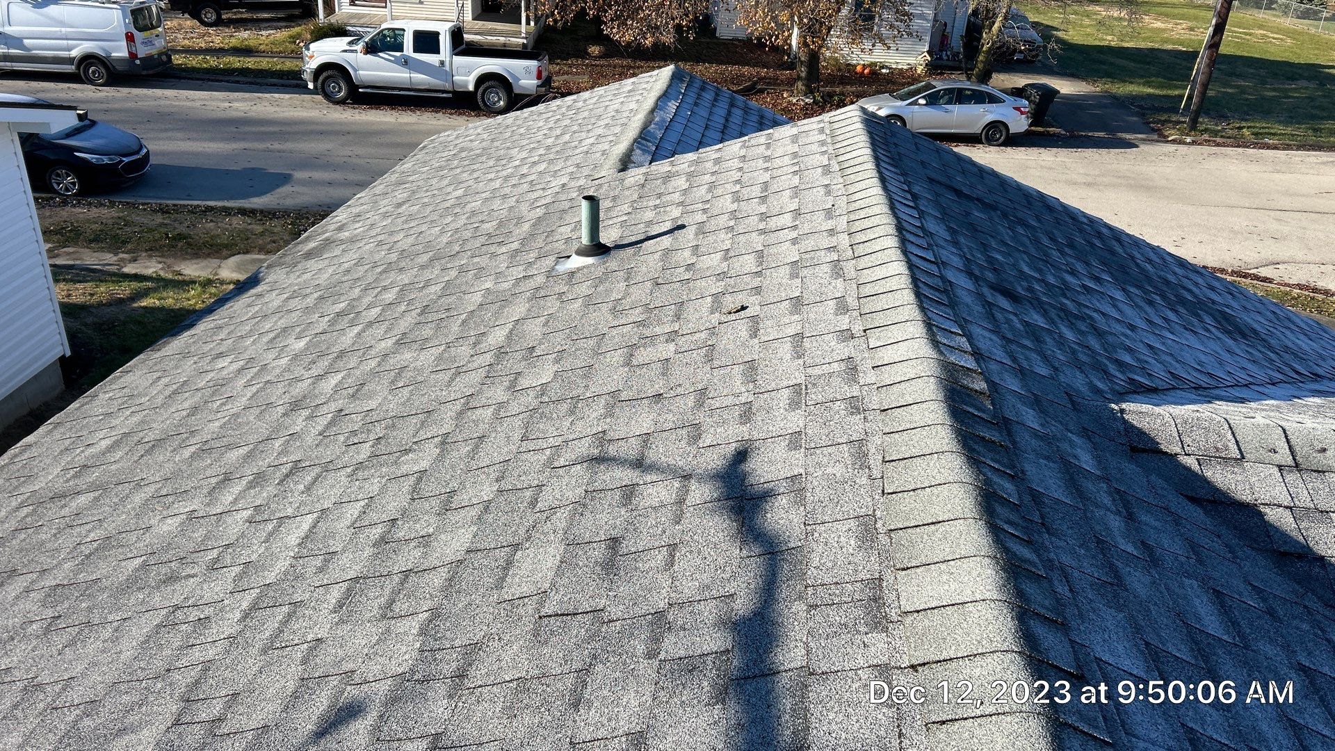 Residential Roofing Installation using Duration Series Shingles - Slatestone Gray by RoofX 