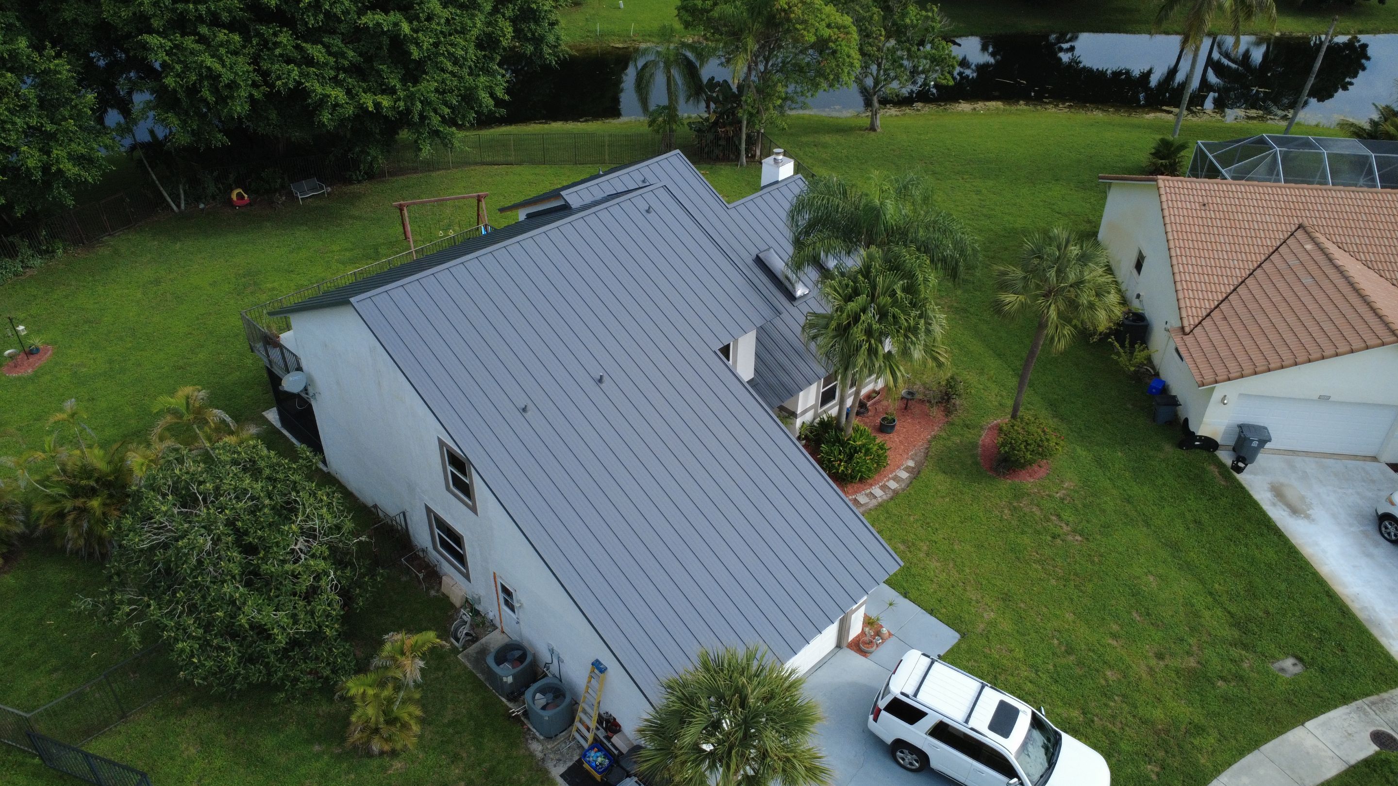 Residential Remodel using 1" Nail strip metal roof by BLUES BROTHERS ROOFING