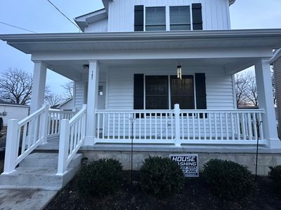 Shower Door and Outdoor Railing Installation in Harrington