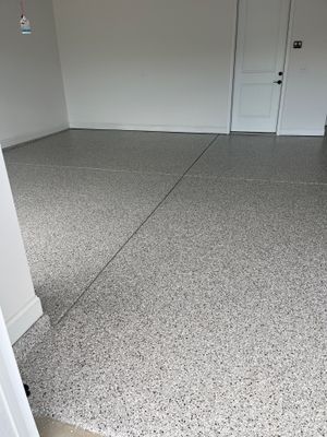 Garage Floor Coating using Coyote