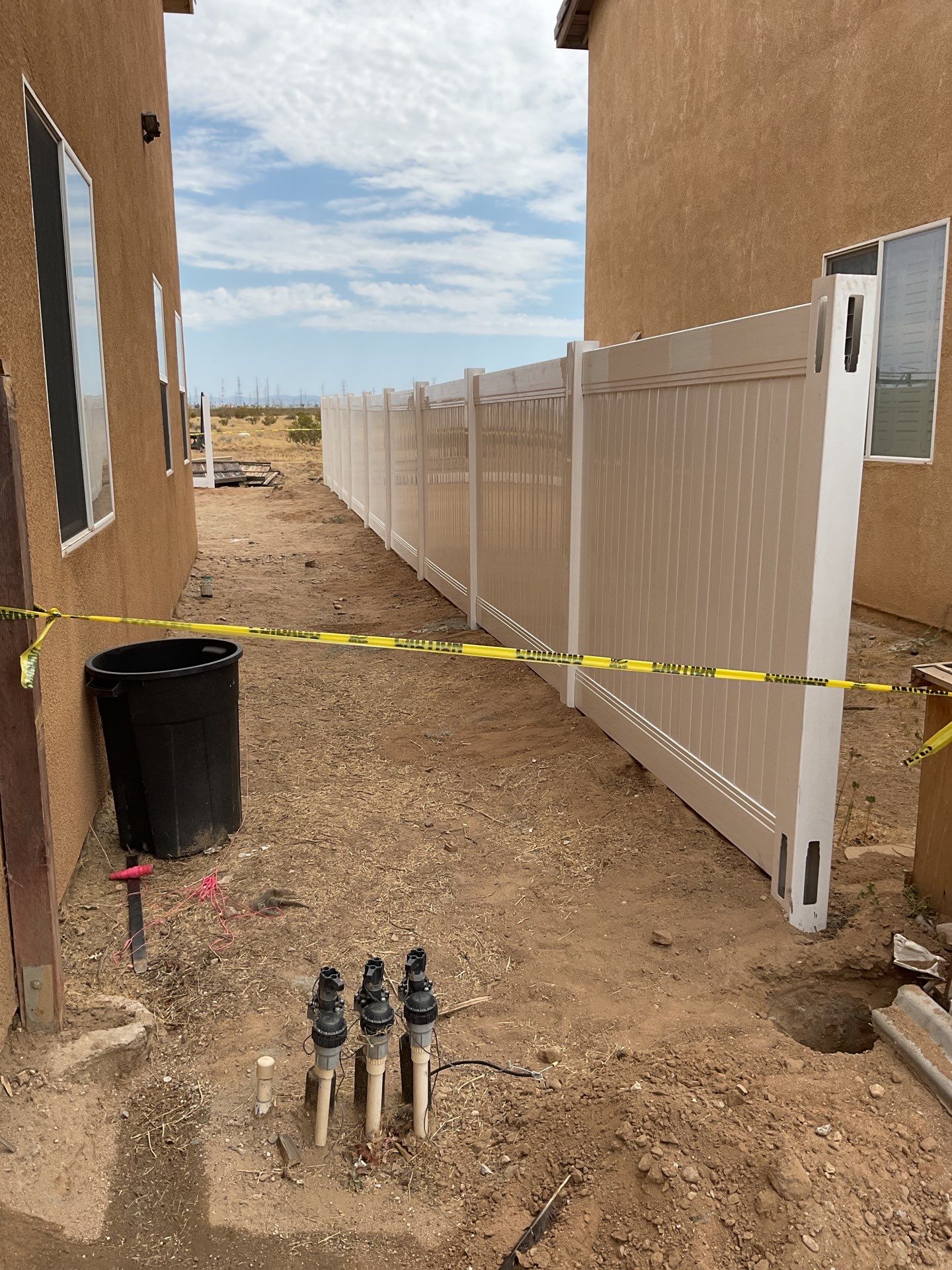 Fence Installation using Vinyl by Fence Guys Inc.