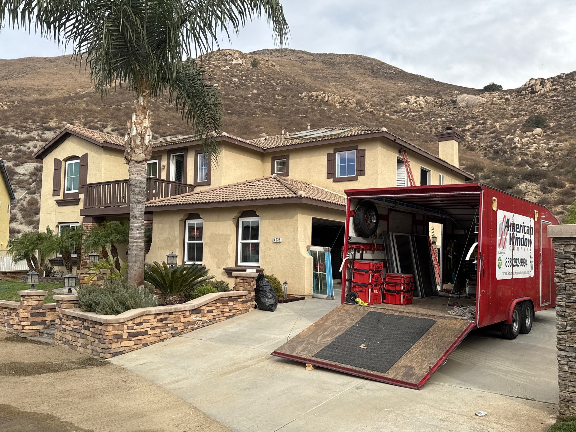 Window Installation using Milgard by American Window Company