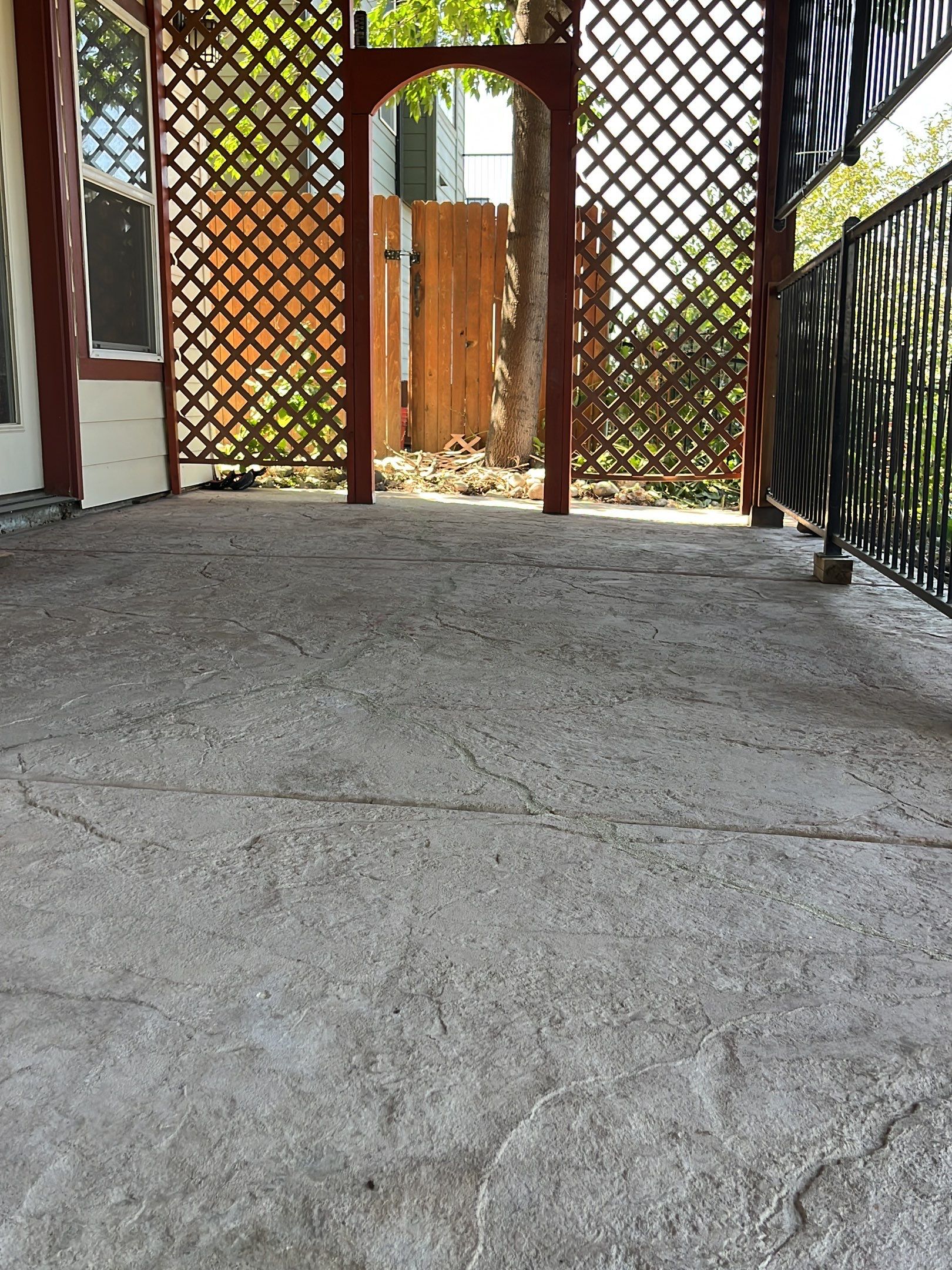 Cracking and Splintering Patio Looks Like New! by Mr. Mudd Concrete