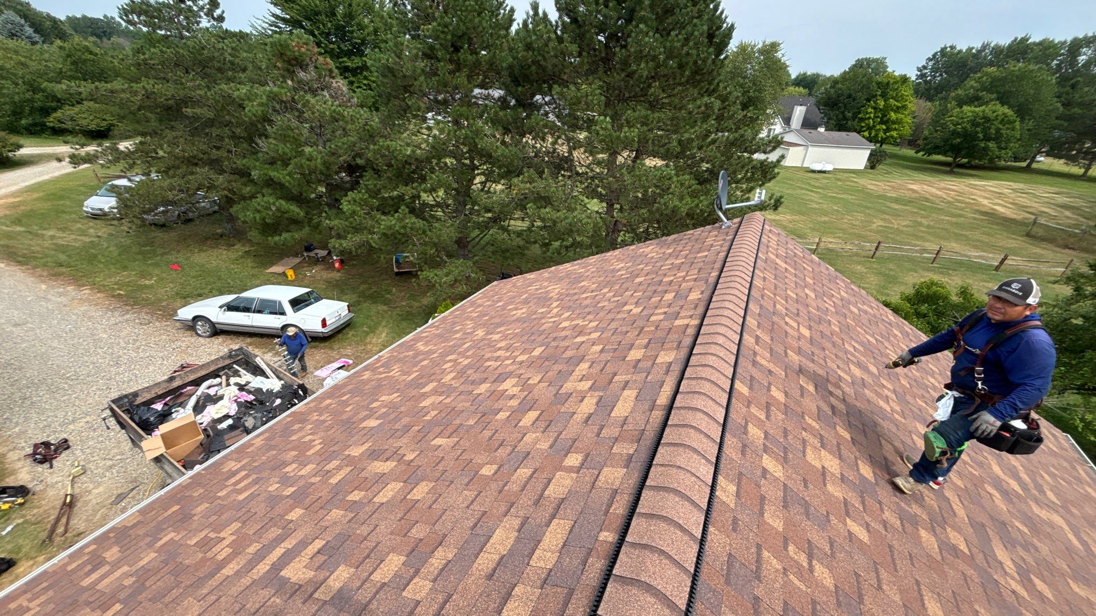 Roof Replacement using Owens Corning Tru Definitions by 180 Contractors