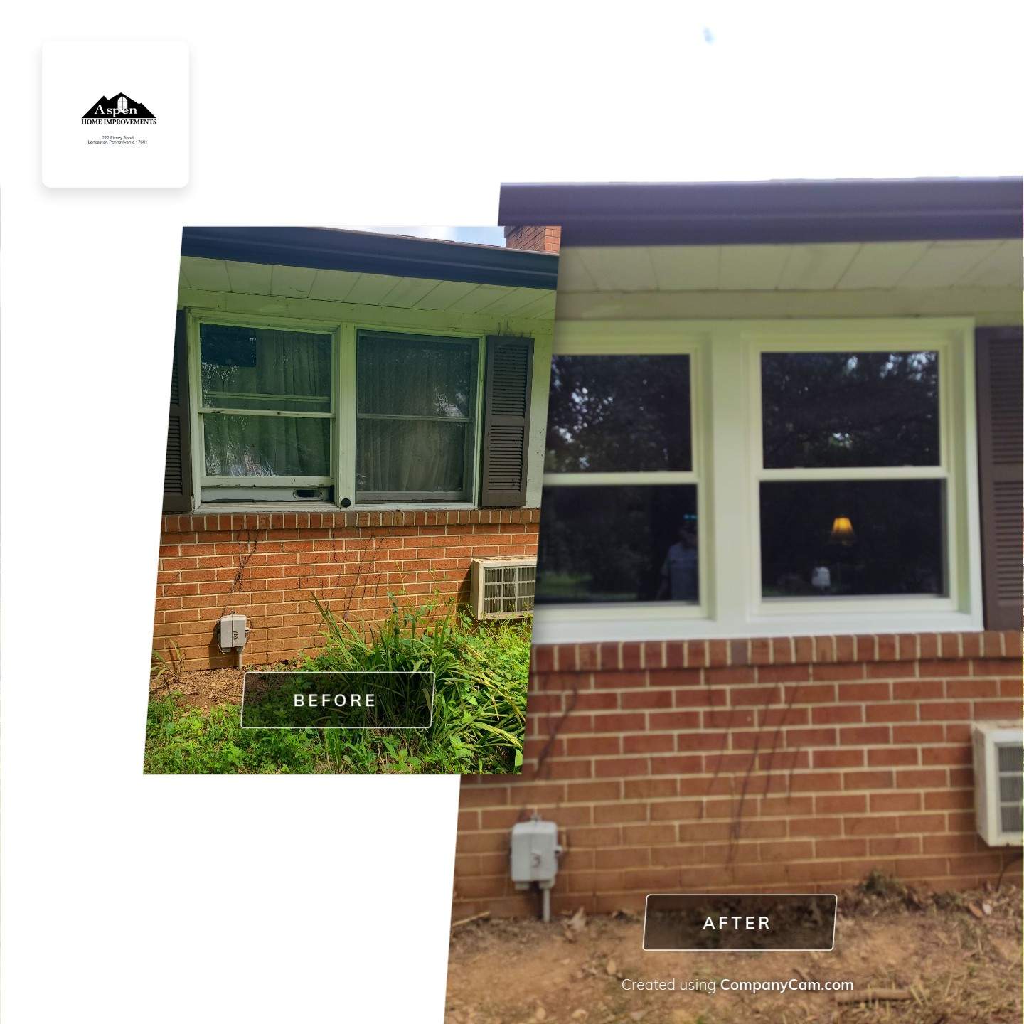 Patio Door and Twin Double Hung Unit by Aspen Home Improvements