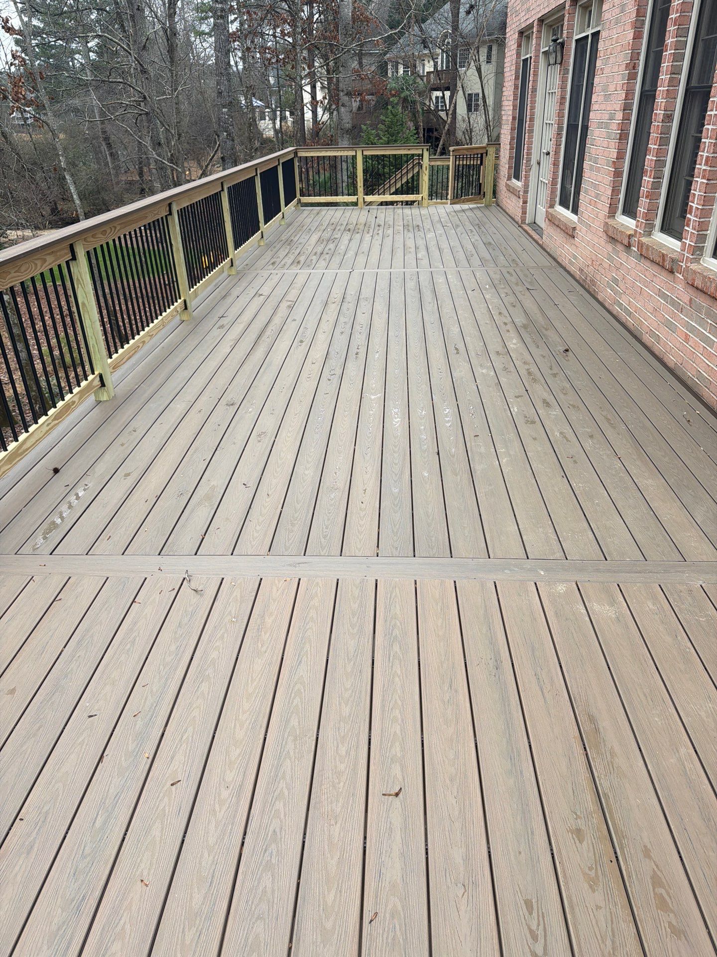 Deck Build using Deckorators Venture Series Decking in Alpharetta, GA by Nelson Exteriors 