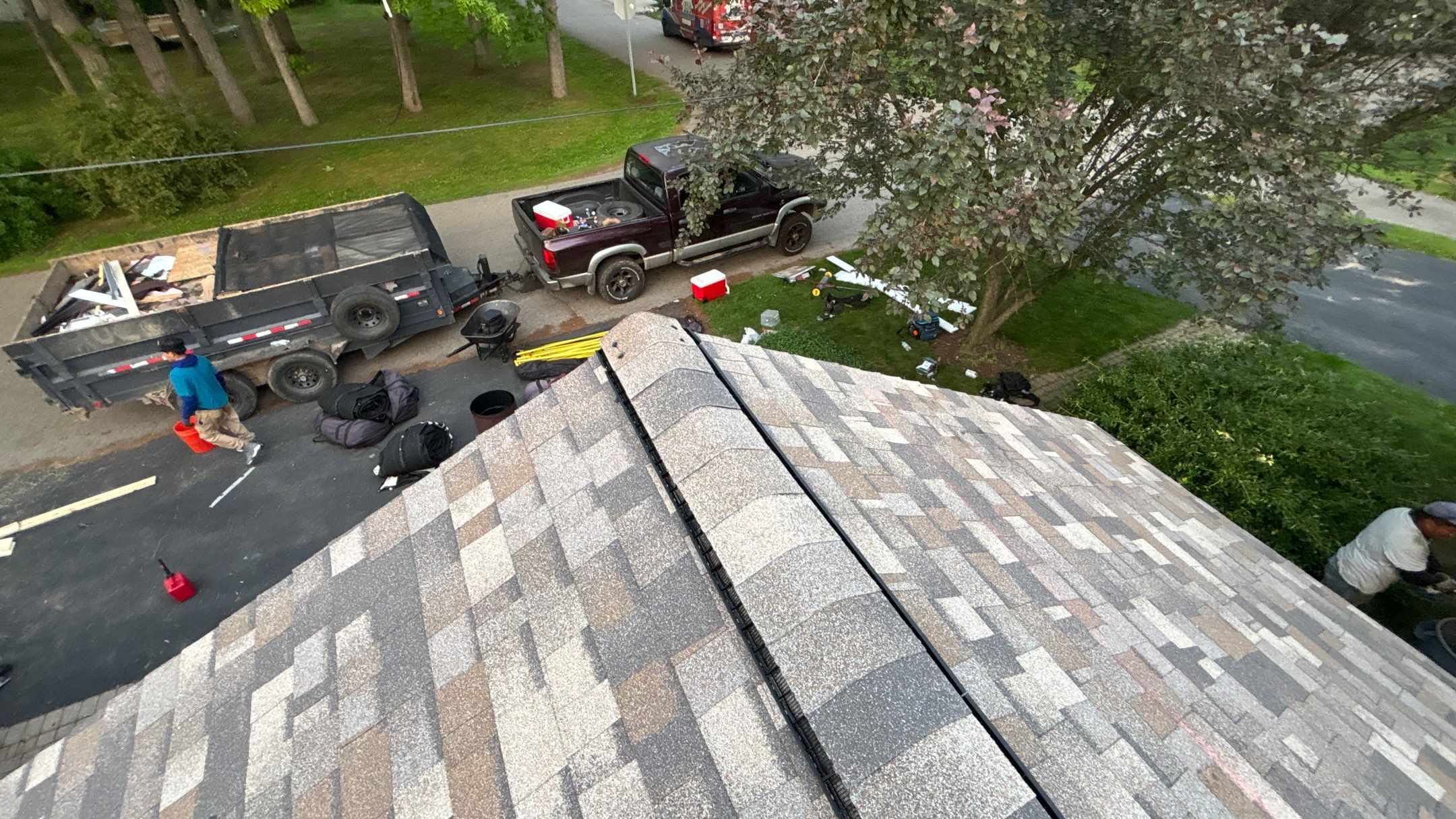 Roof Replacement using Owens Corning Sand Dune by 180 Contractors