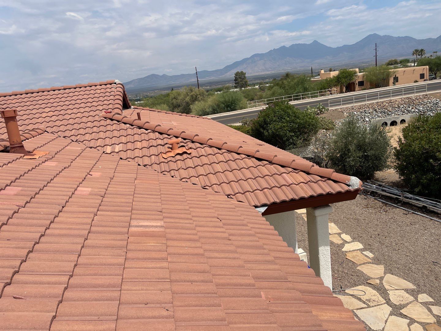 Terracotta Concrete Tile by Reimagine Roofing