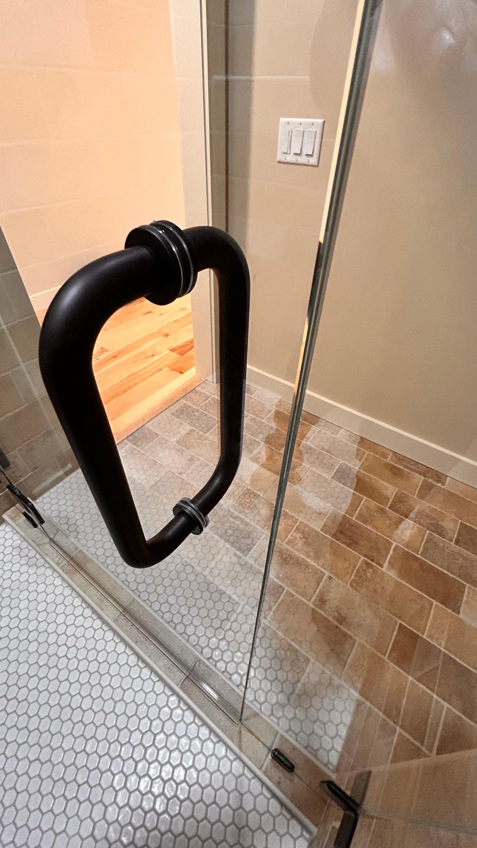 Shower Enclosure using Hardware by CRL by Cheshire Glass Company