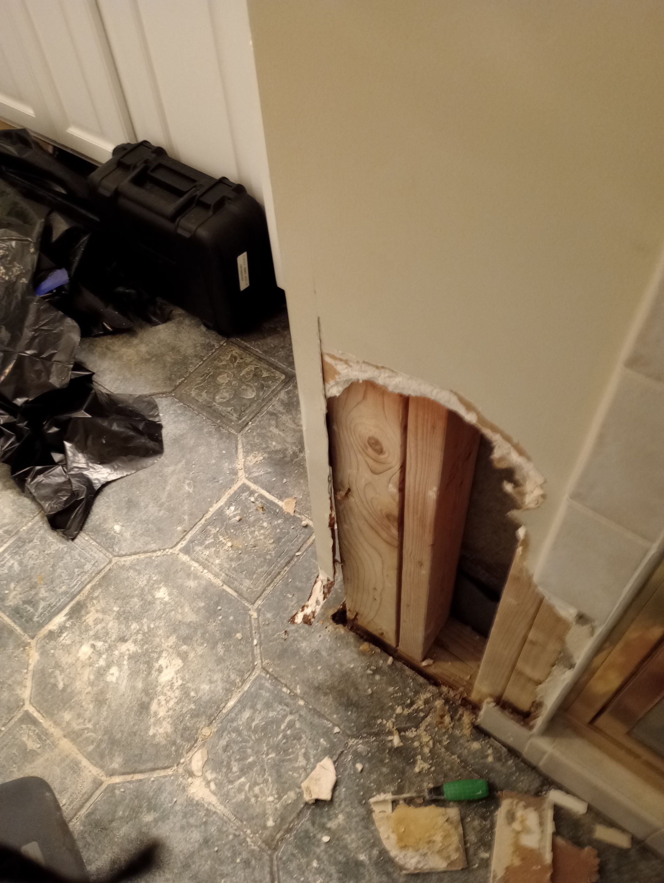 Water/Repairs Restoration in Bathroom by ANR Restoration