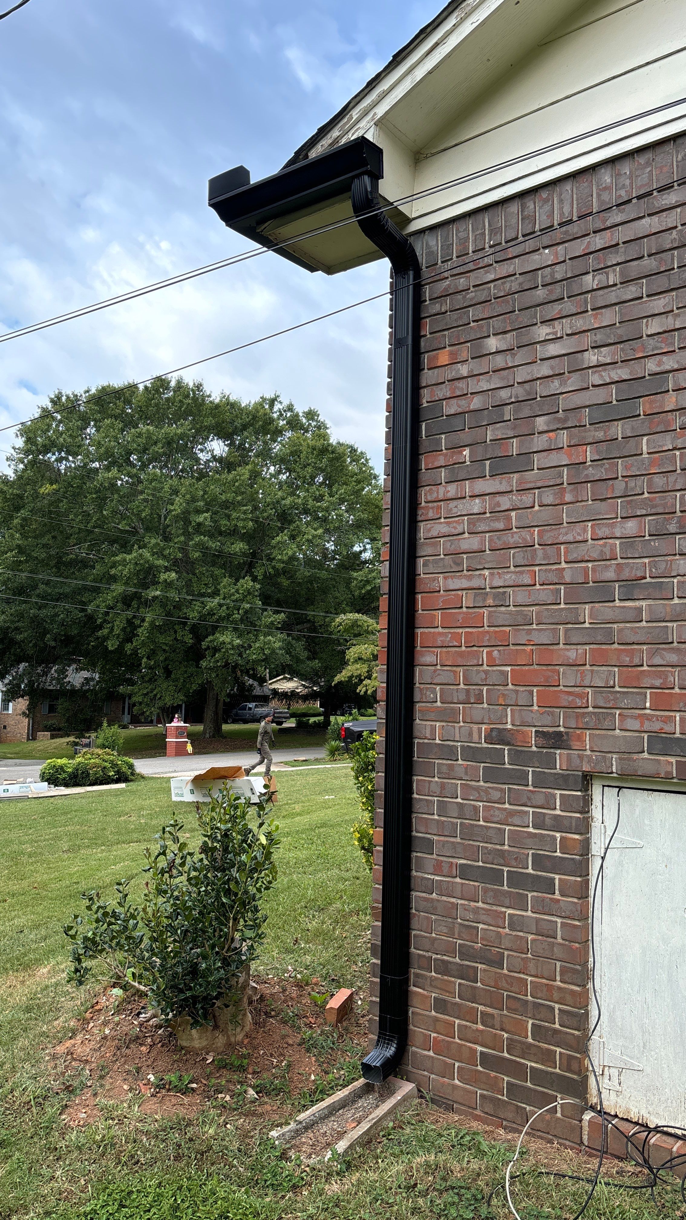 Replace gutters and downspouts  by Deerfield Roofing LLC