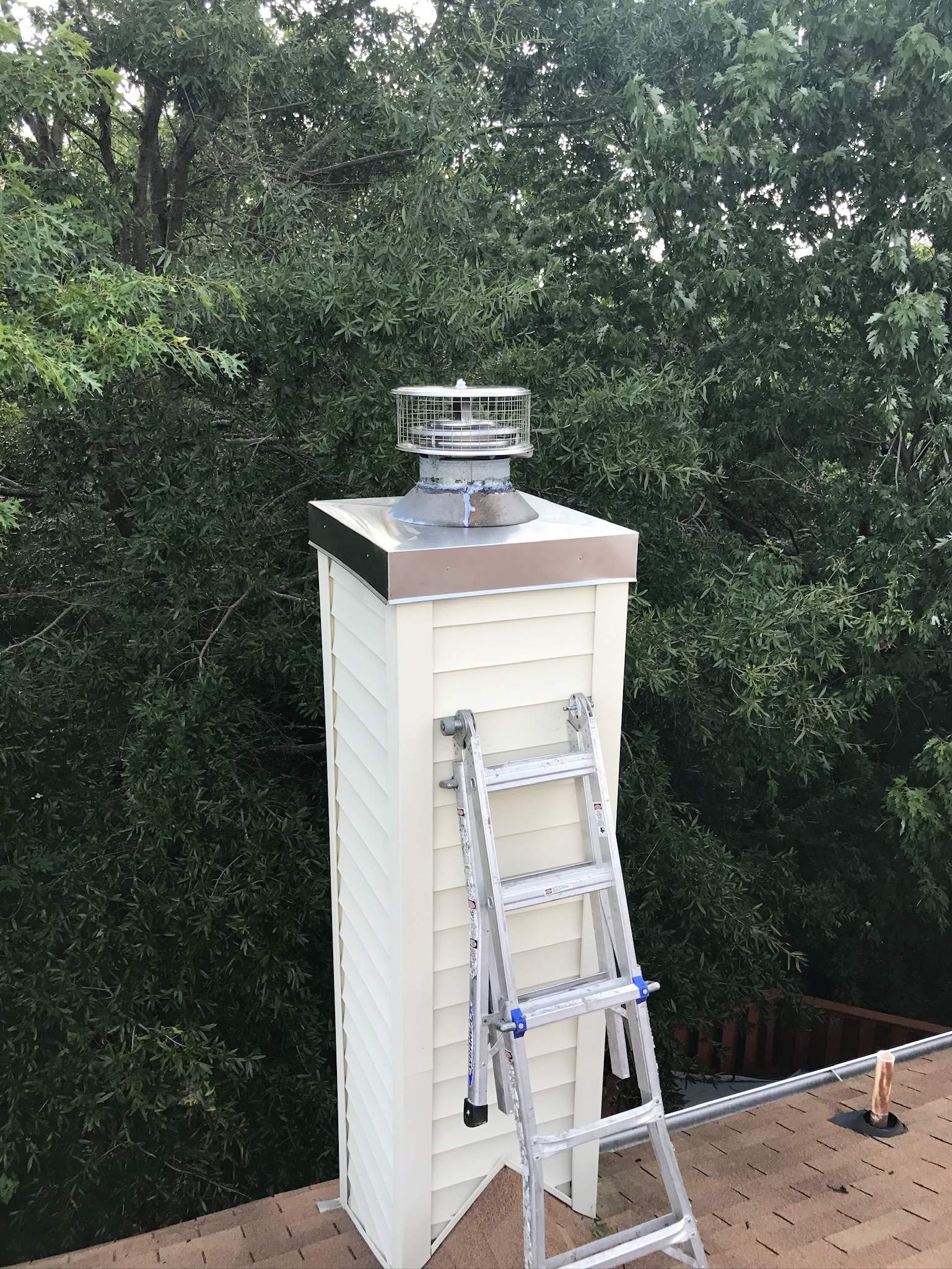 Chase Cover and Cap in Great Bridge by Premier Chimney and Roofing