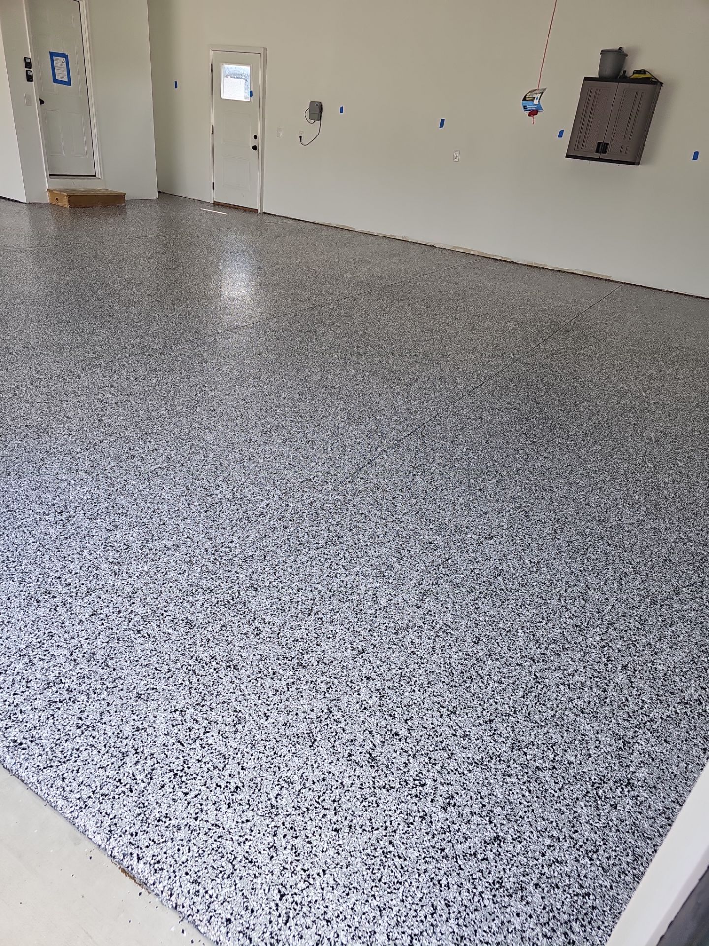 Domino Concrete Coating in Elkhart! by Innovative Spaces / Innovative Concrete Coatings