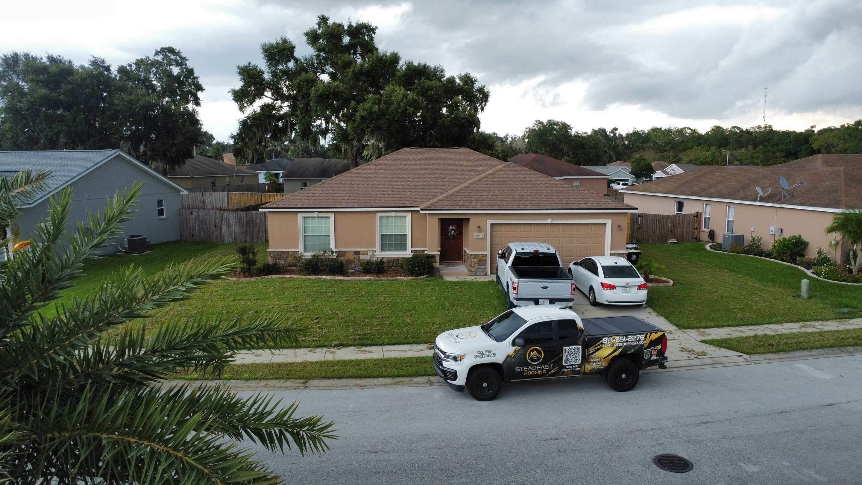 Roof Replacement in Mulberry, FL by Steadfast Roofing 